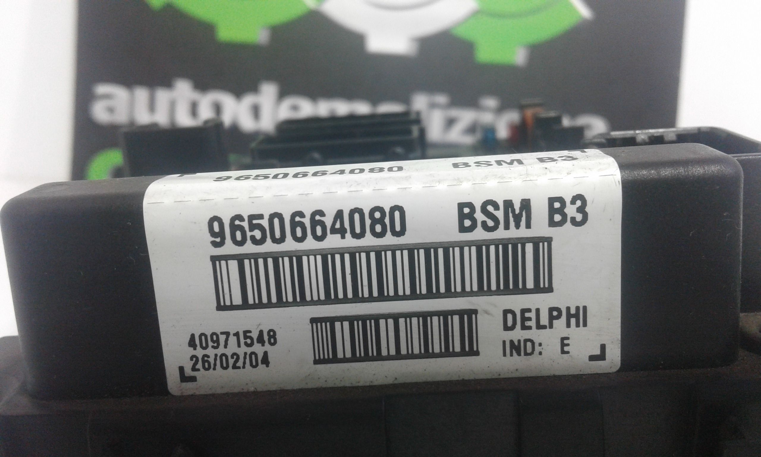 Centralina porta fusibili PEUGEOT 307 Berlina