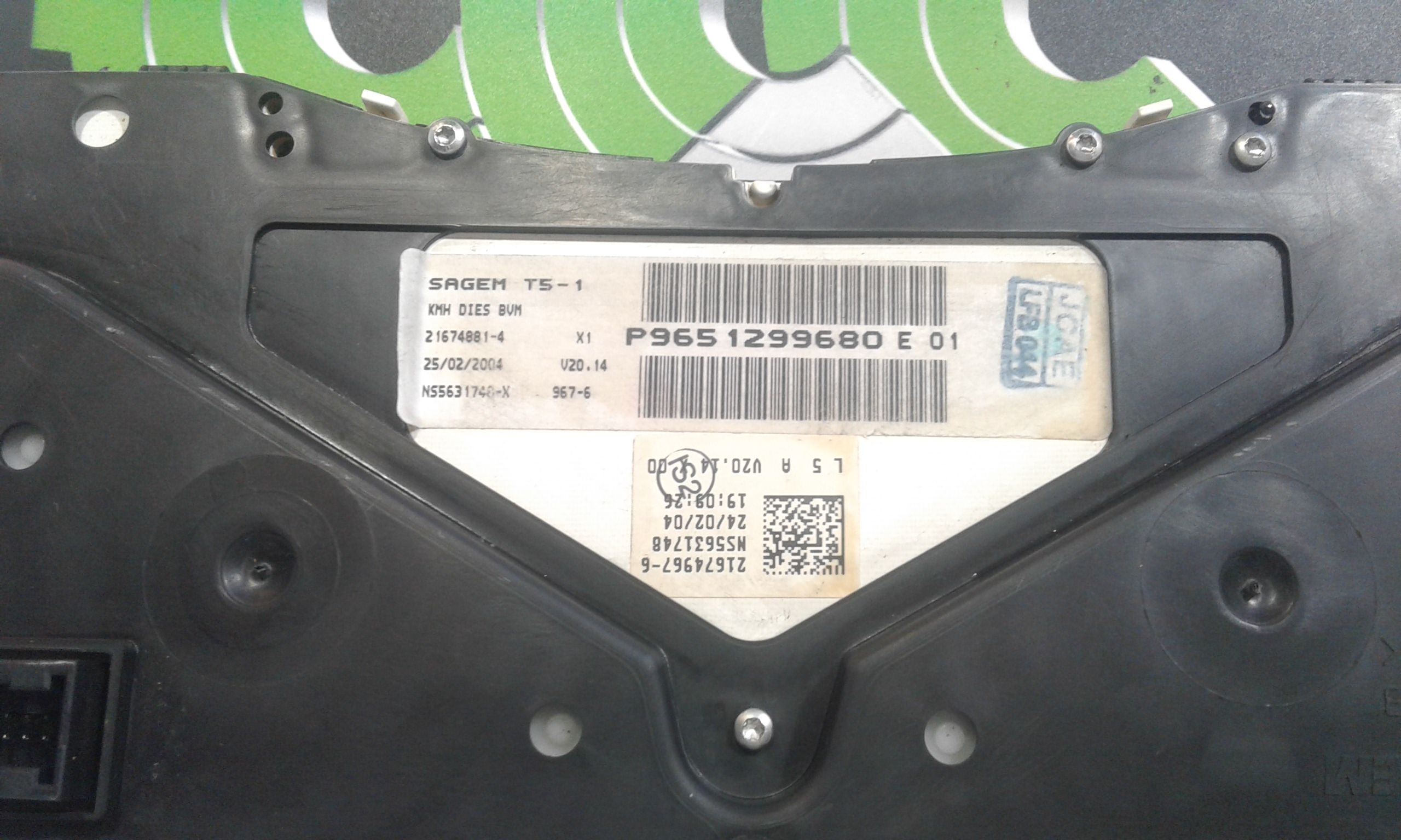 Quadro Strumenti PEUGEOT 307 Berlina