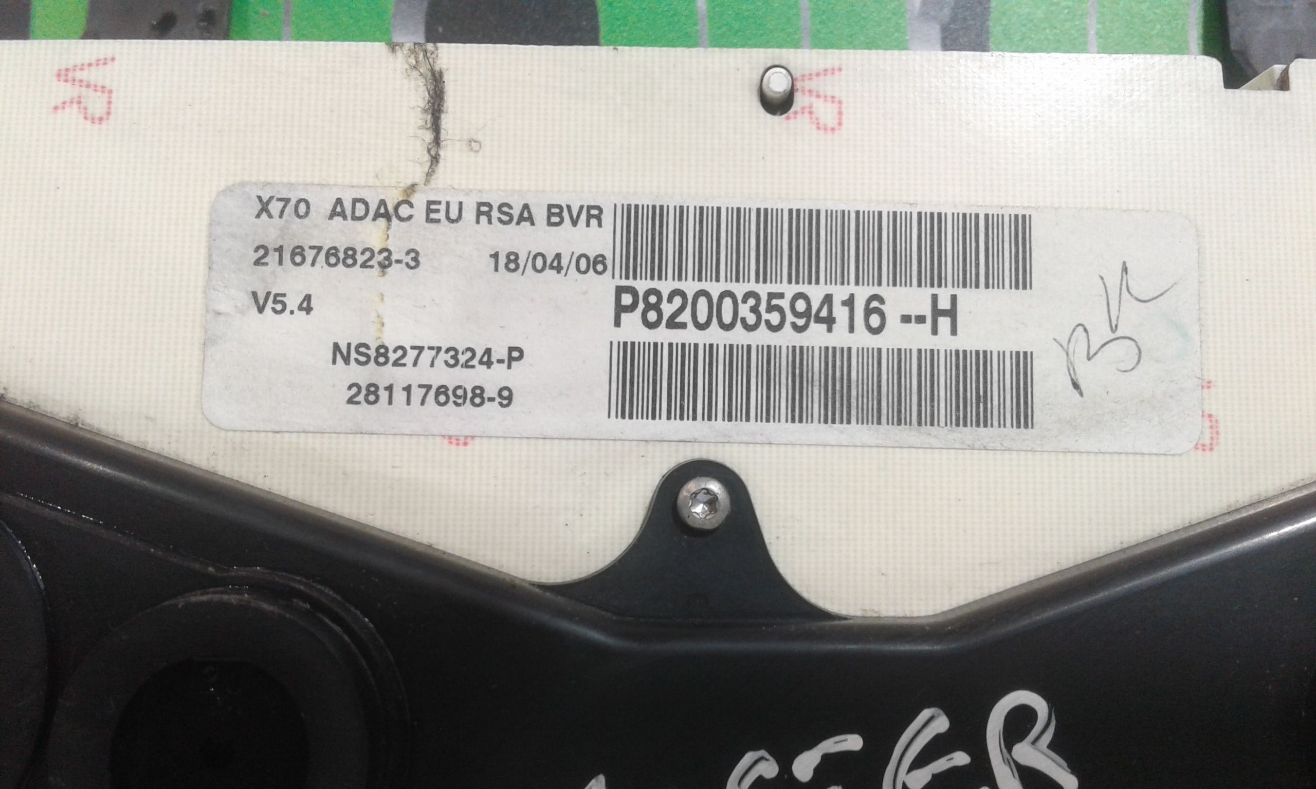 Quadro Strumenti RENAULT Master 3 Serie