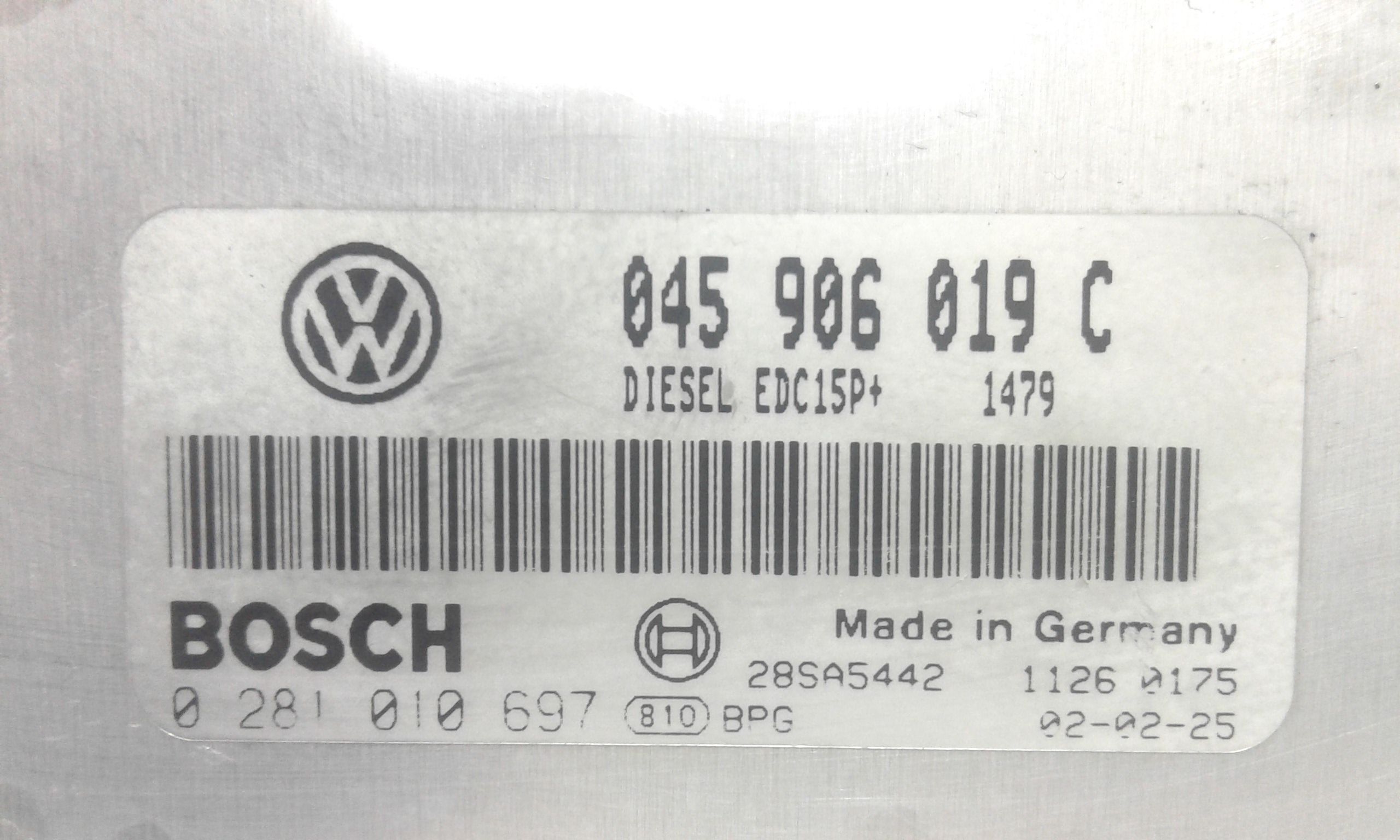 Centralina motore VOLKSWAGEN Polo 4 Serie