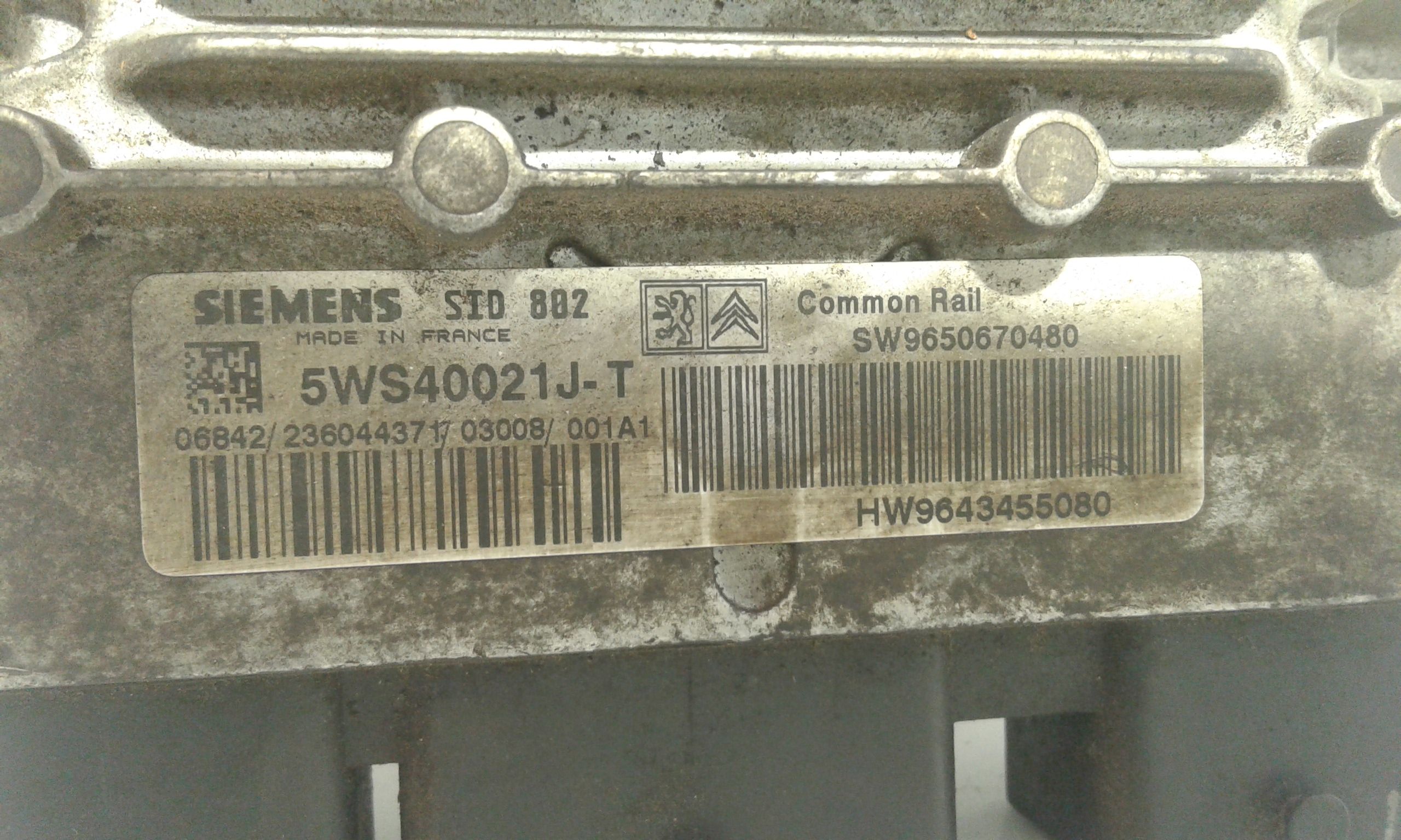 Centralina motore CITROEN C3 1 Serie