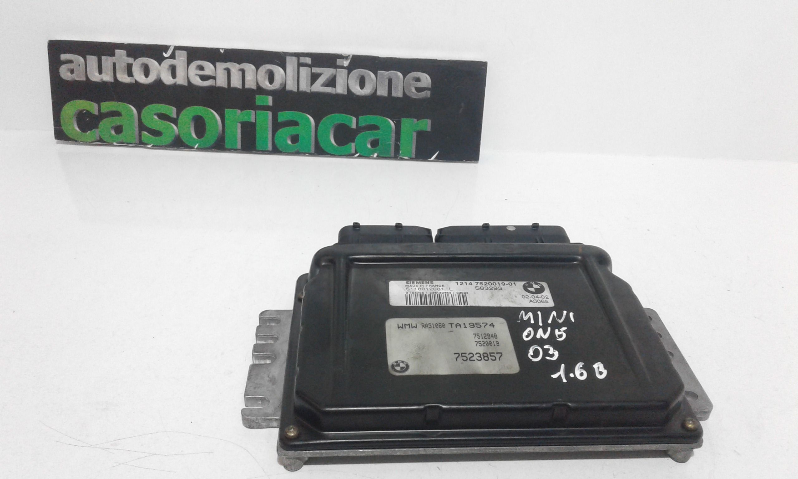 Centralina motore MINI One 1 Serie