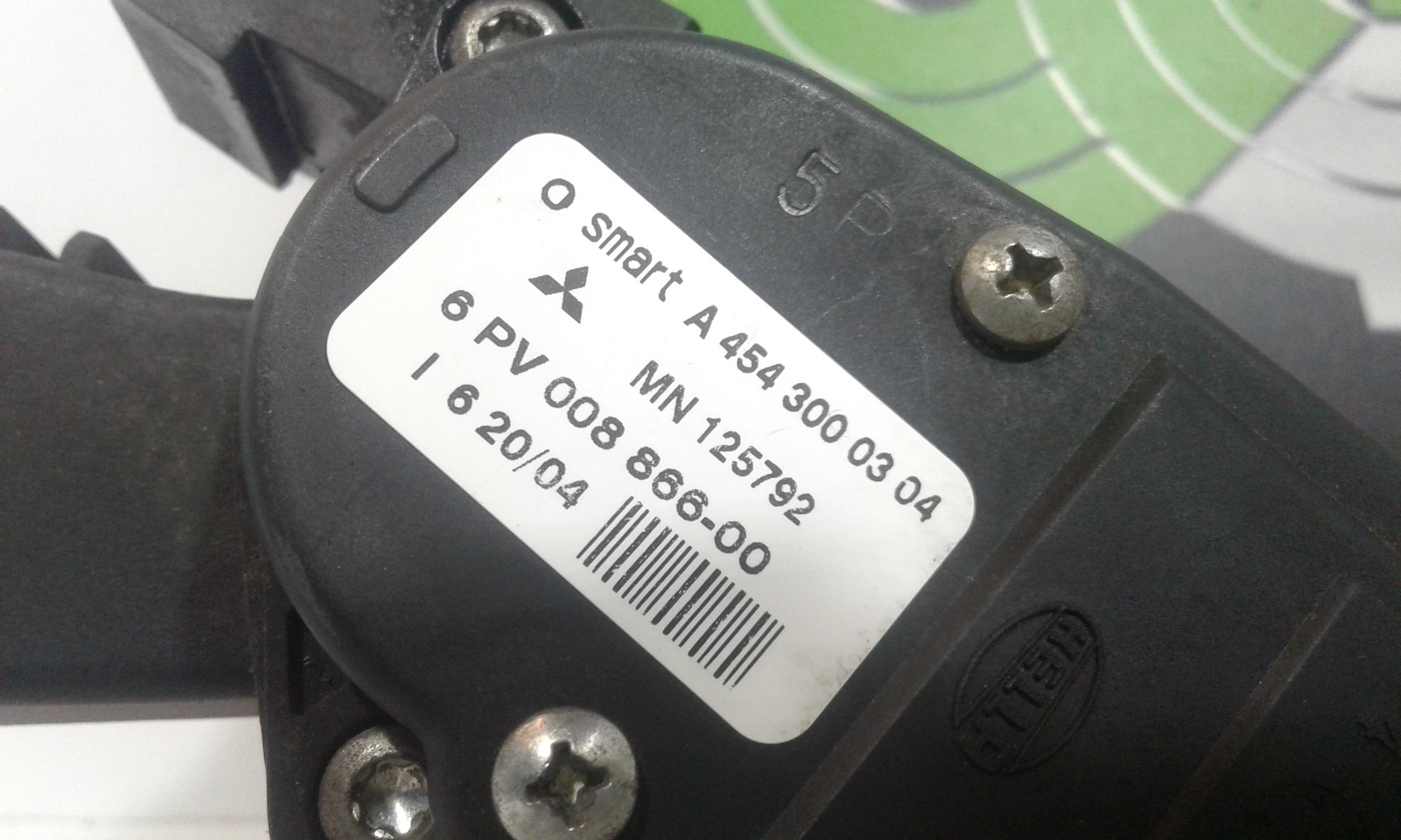 Pedale acceleratore SMART Forfour 1 Serie