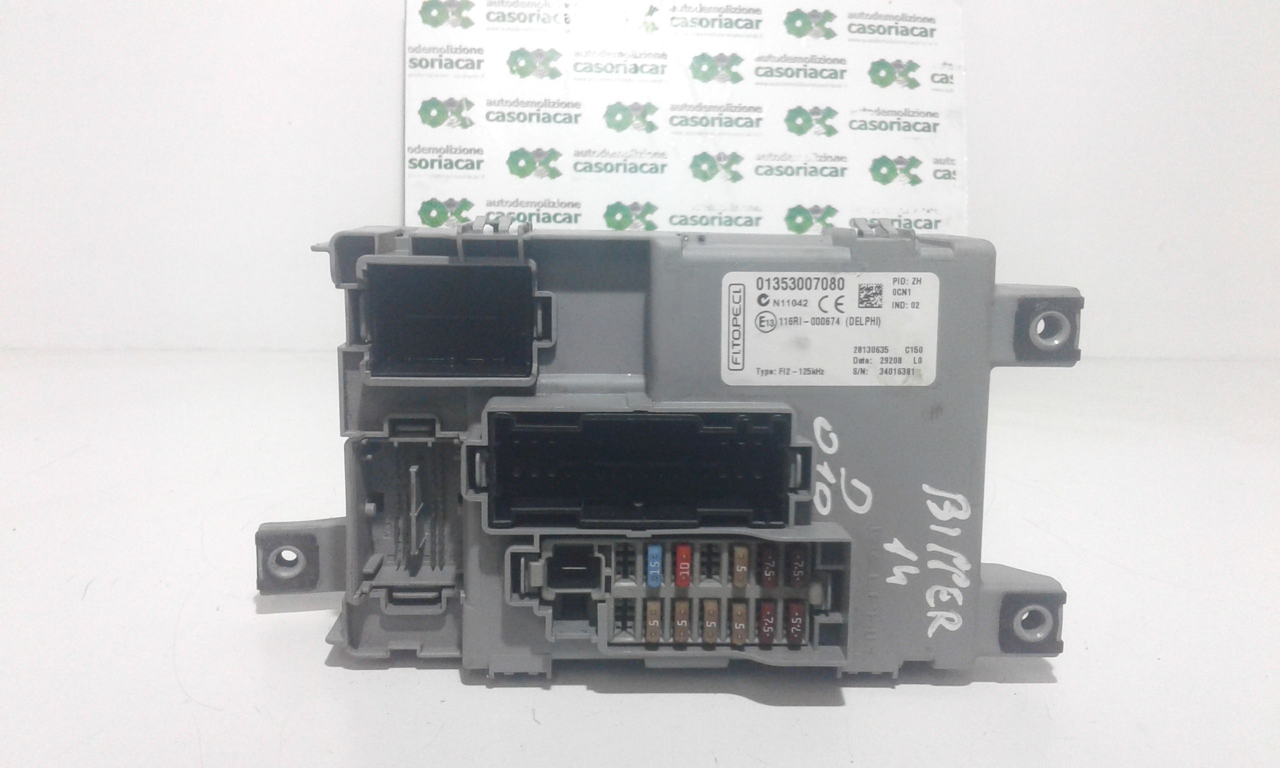 Body Computer PEUGEOT Bipper 1 Serie