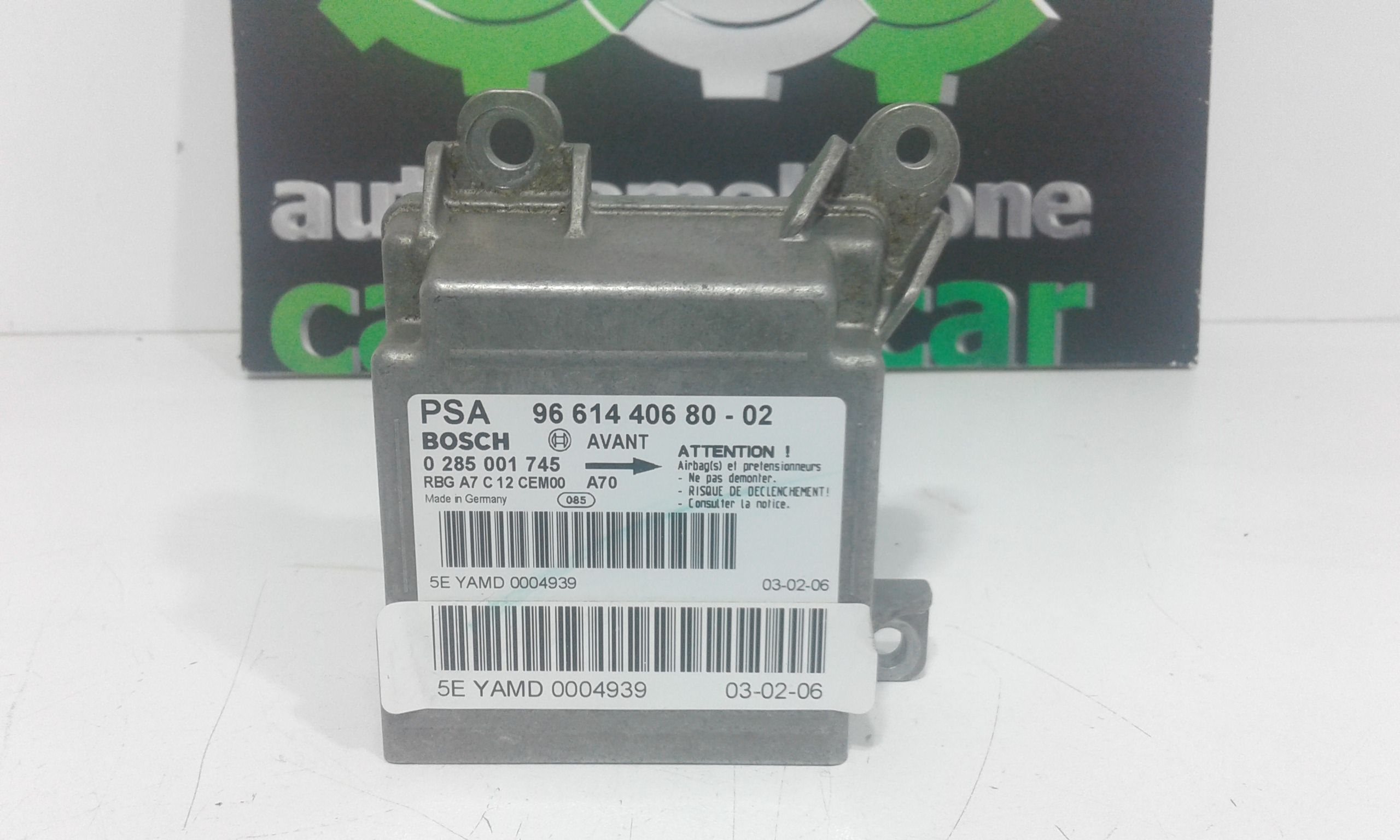 Centralina Airbag PEUGEOT 207 1 Serie