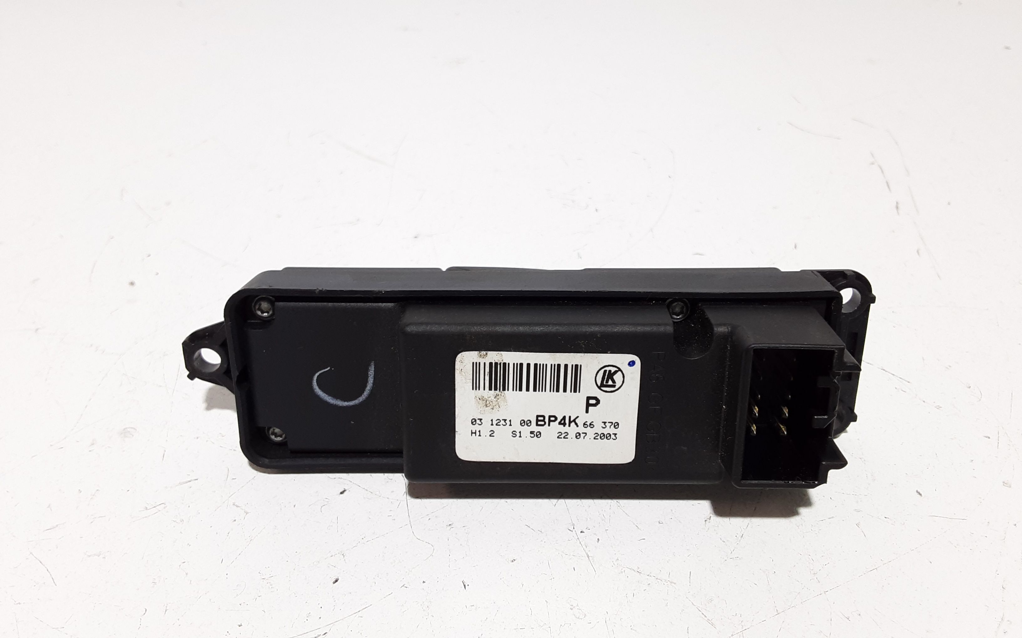 Pulsantiera Anteriore Destra Passeggero MAZDA 3 Berlina 1 Serie