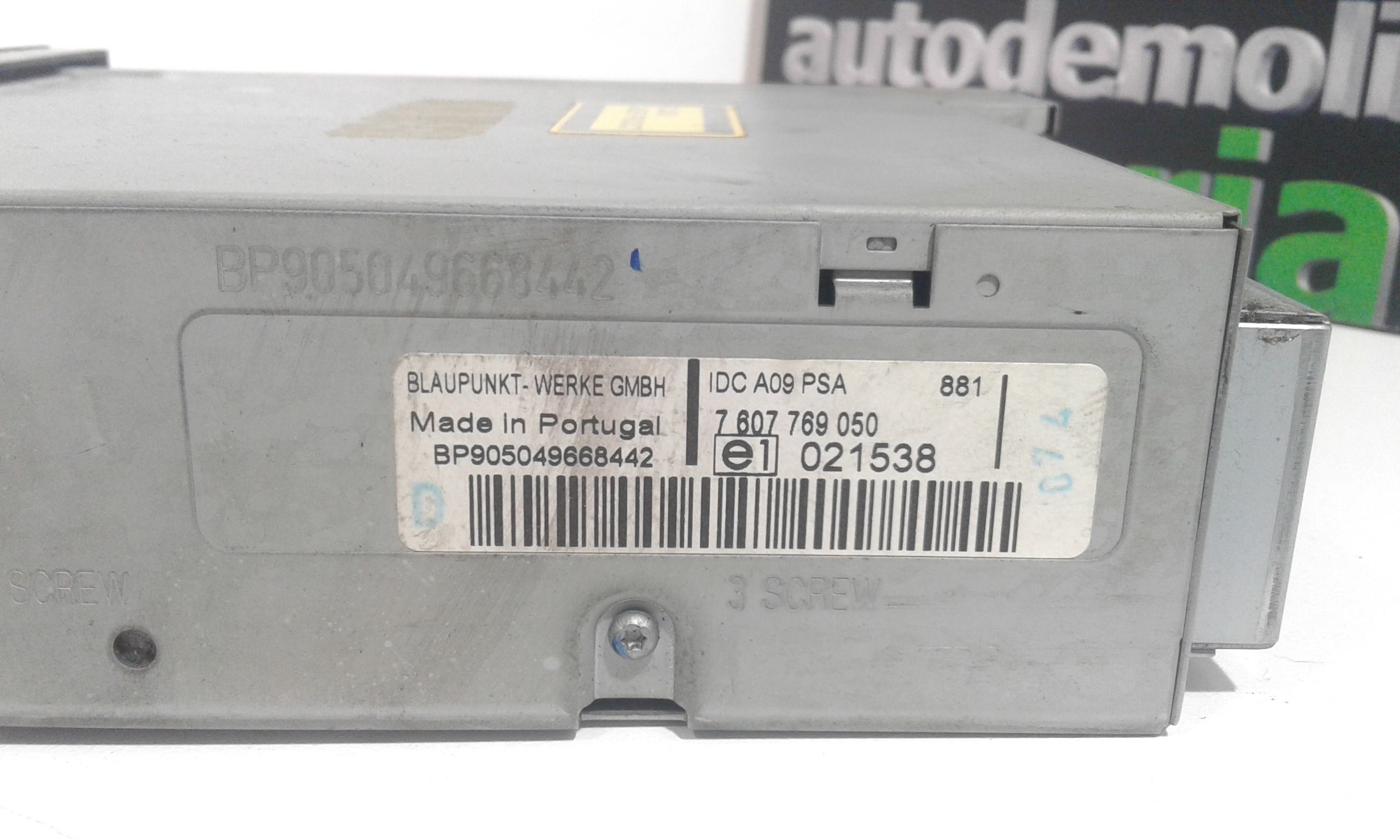 Lettore CD PEUGEOT 307 Berlina