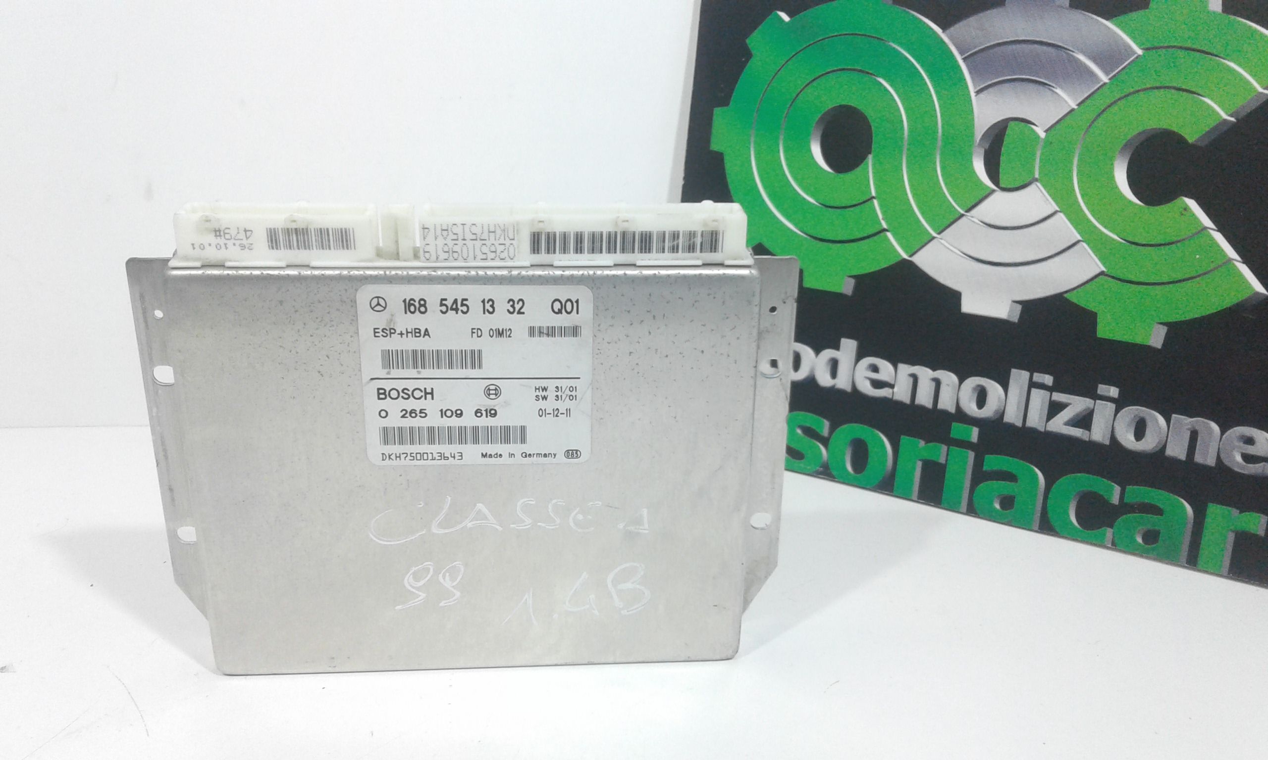 ESP MERCEDES Classe A W168 1 Serie