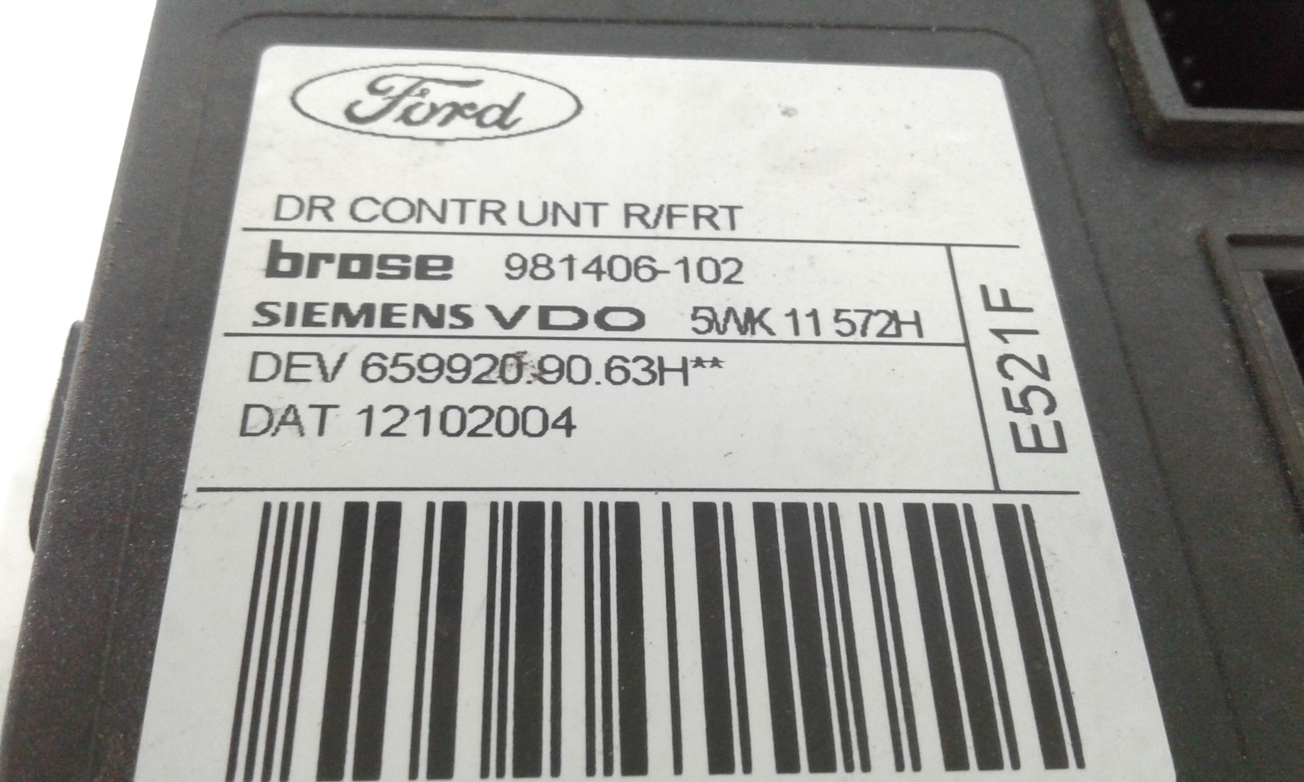 Motorino Alzavetro anteriore destra FORD Focus S. Wagon 3 Serie