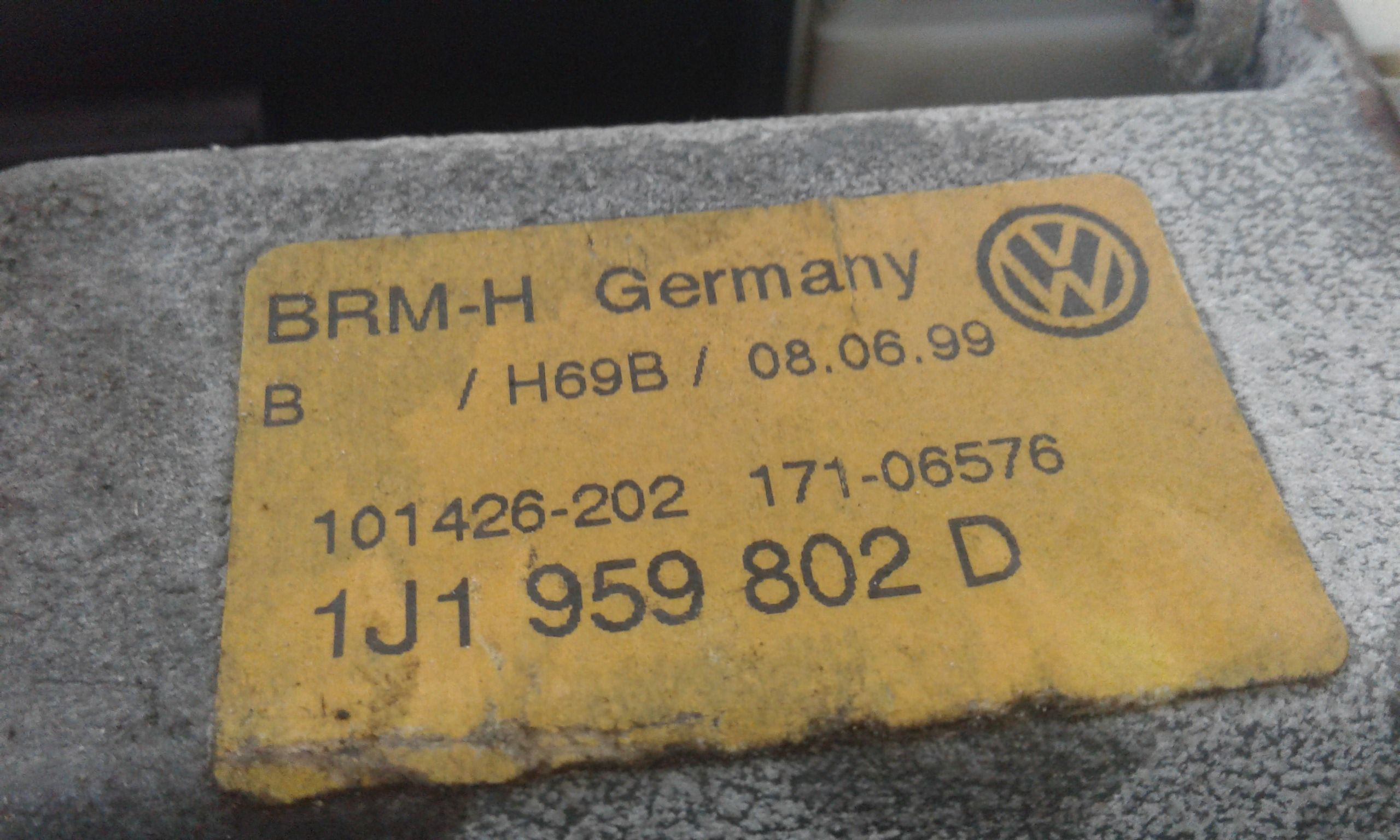 Motorino Alzavetro anteriore destra VOLKSWAGEN Golf 4 Berlina