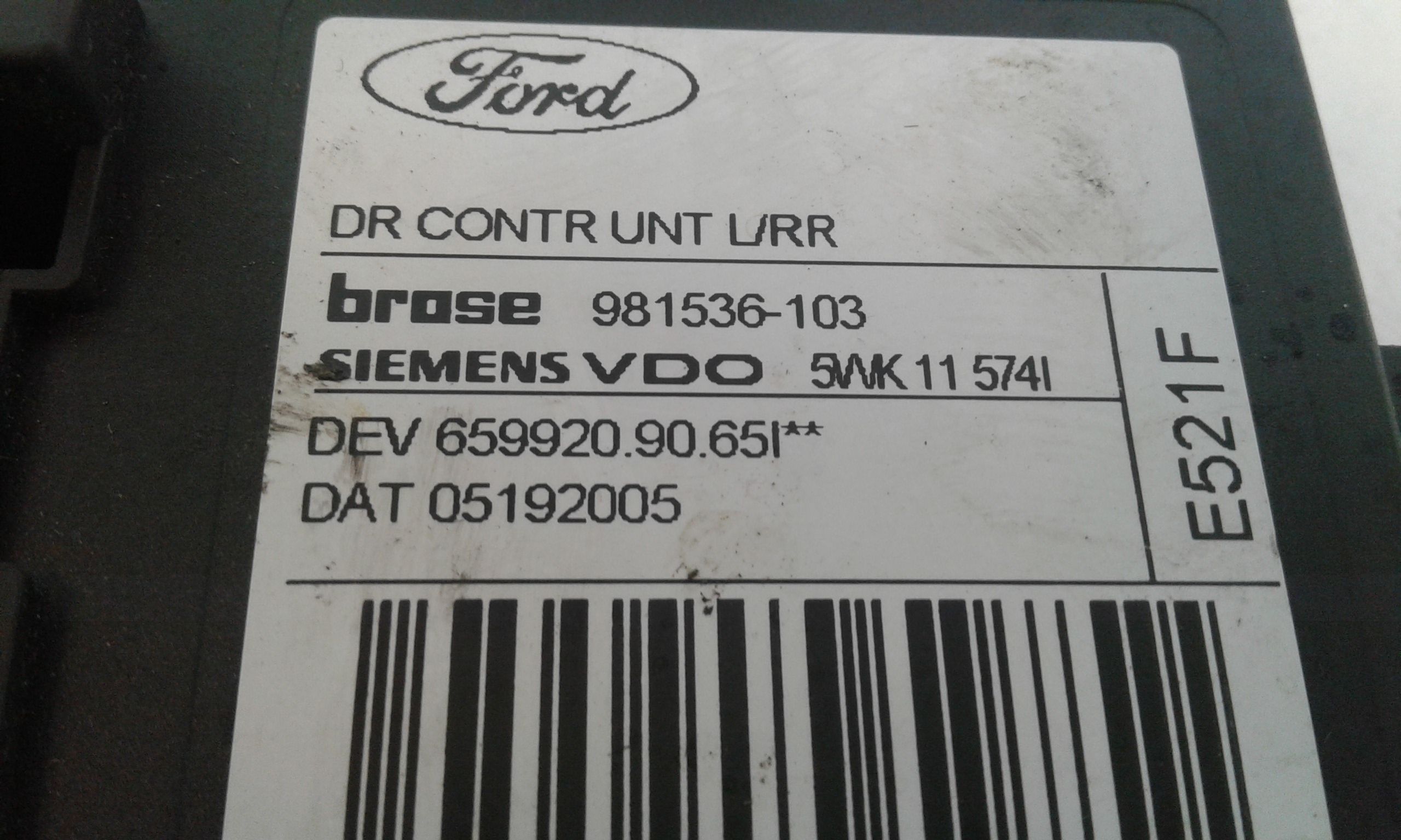 Cremagliera posteriore sinistro guida FORD Focus S. Wagon 3 Serie