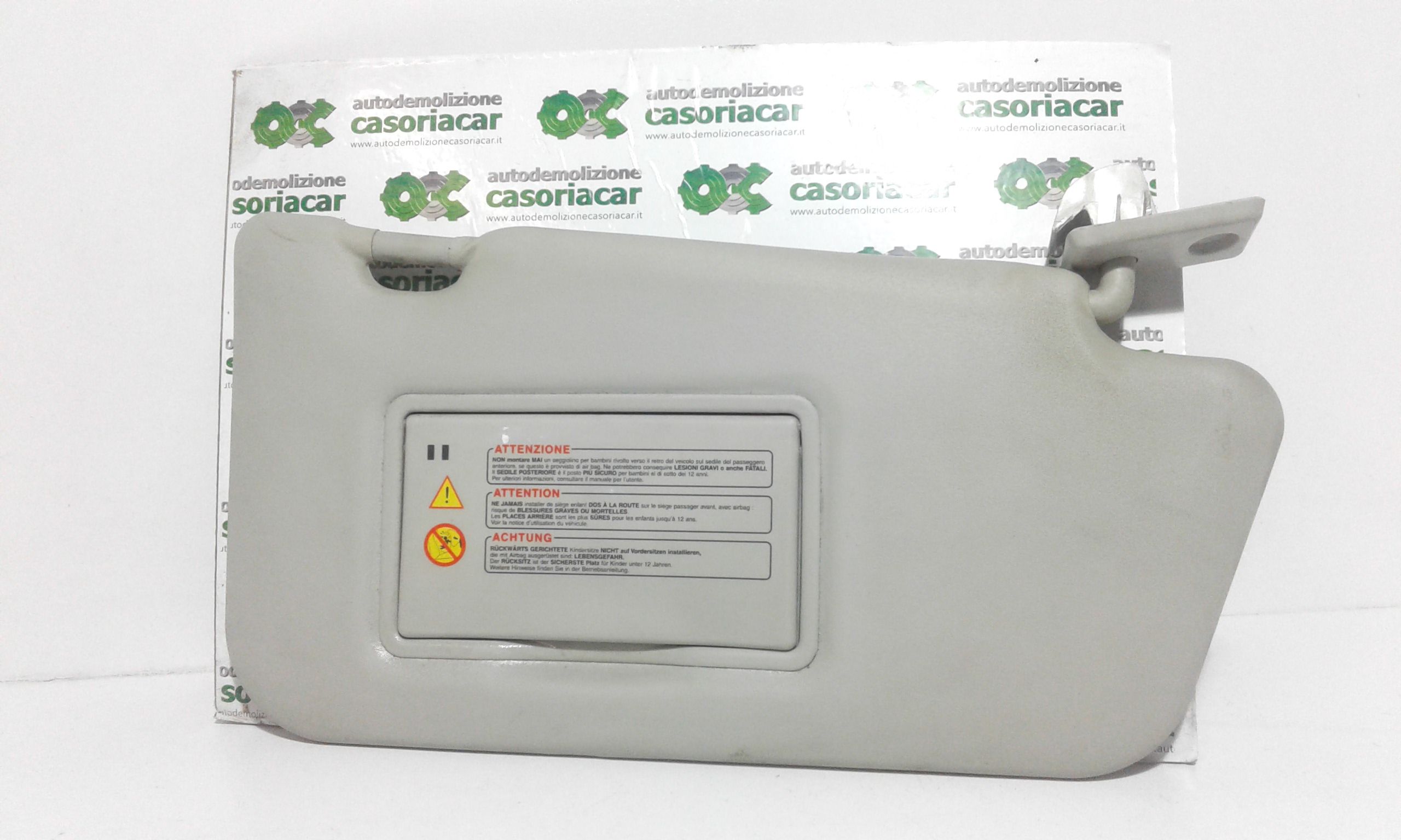 Parasole aletta Lato Passeggero NISSAN Micra 4 Serie