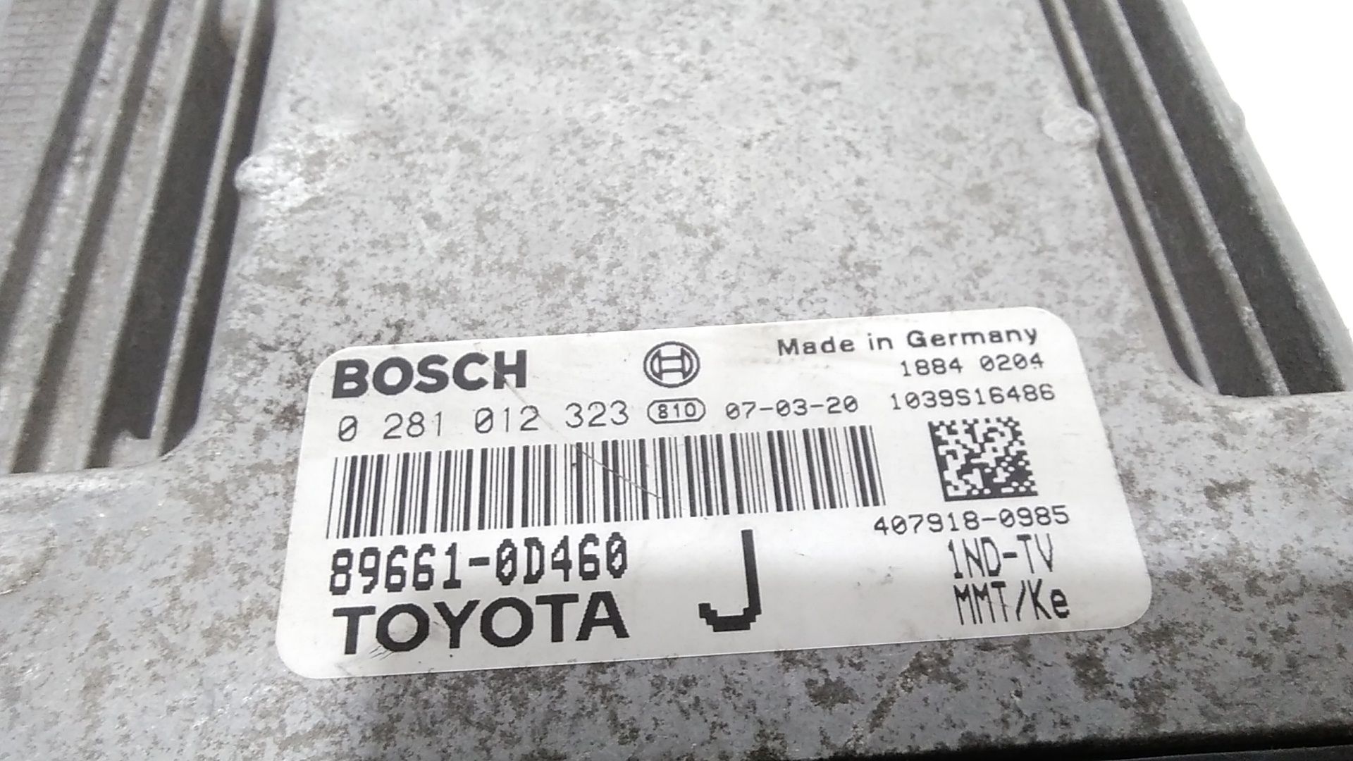 Centralina motore TOYOTA Yaris 3 Serie