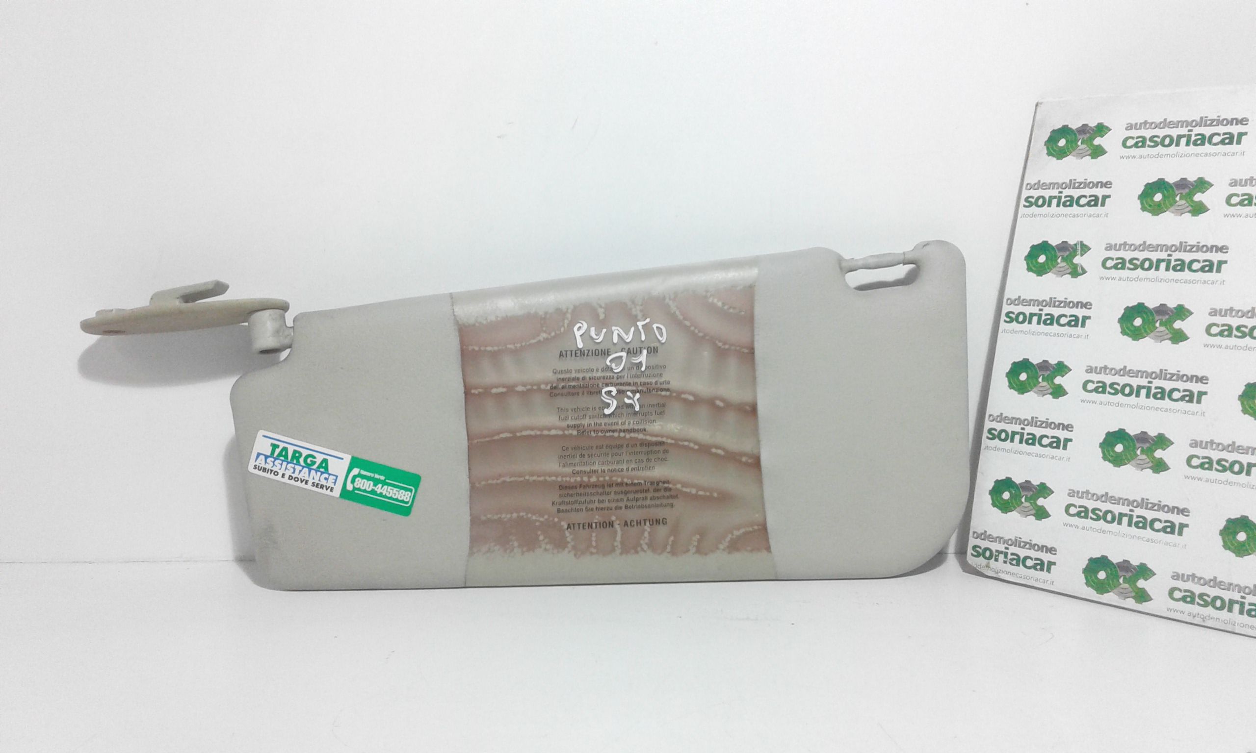 Parasole aletta anteriore Lato Guida FIAT Punto Berlina 3P 2 Serie