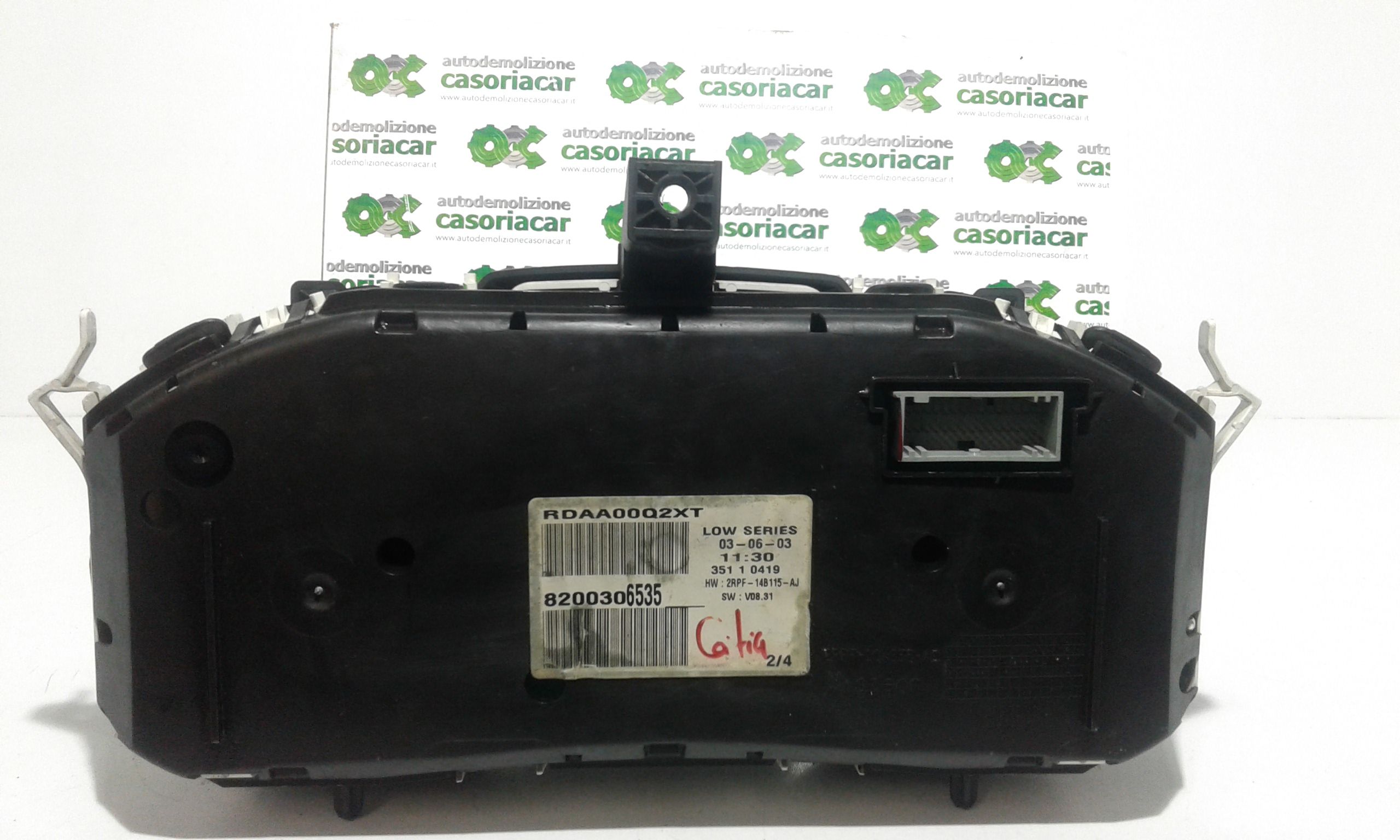 Quadro Strumenti RENAULT Megane ll 1 Serie