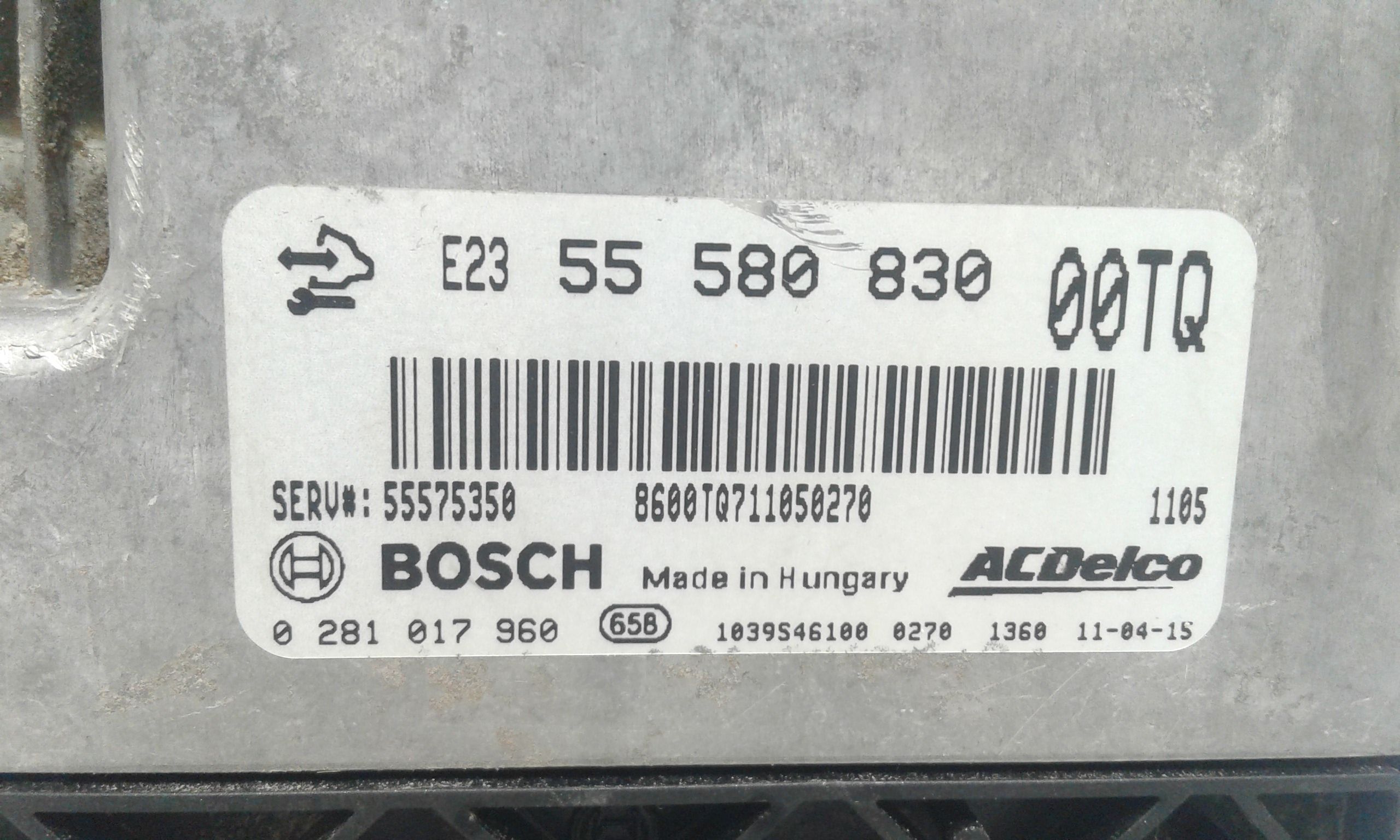 Centralina motore OPEL Corsa D 5P 1 Serie