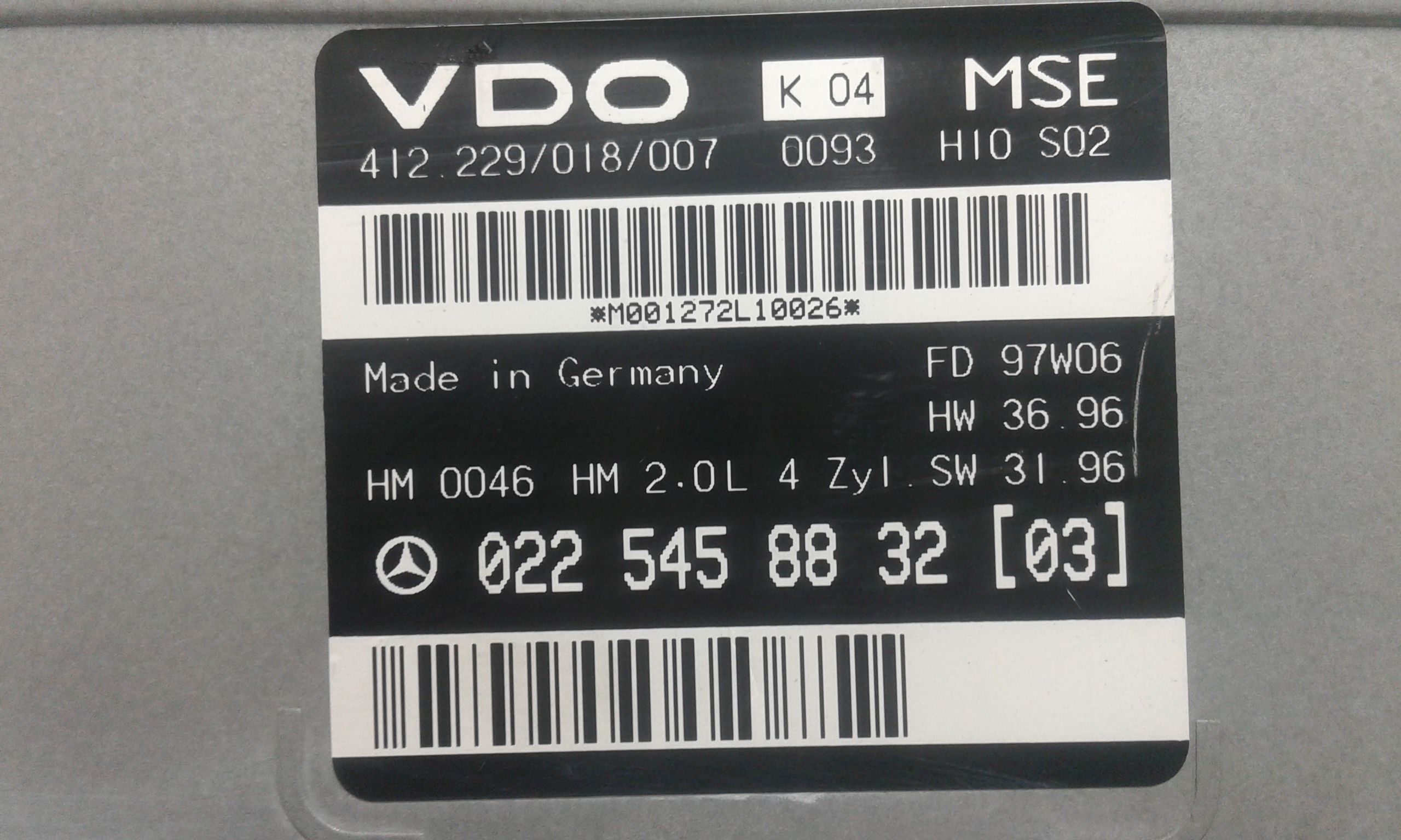 Centralina motore MERCEDES Classe E Berlina W210