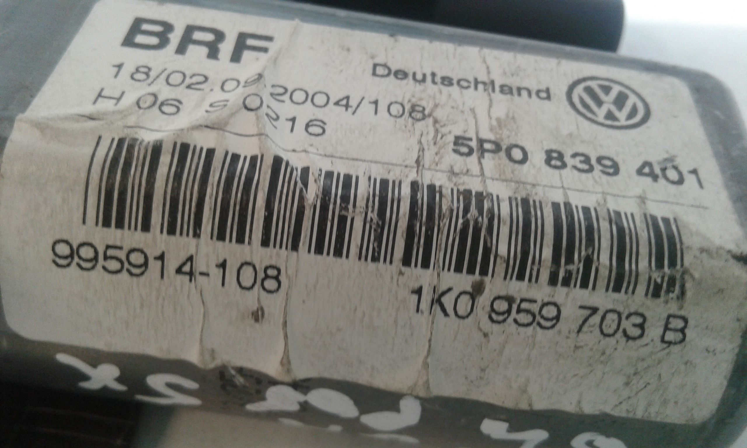 Motorino Alzavetro posteriore Sinistro SEAT Altea Berlina