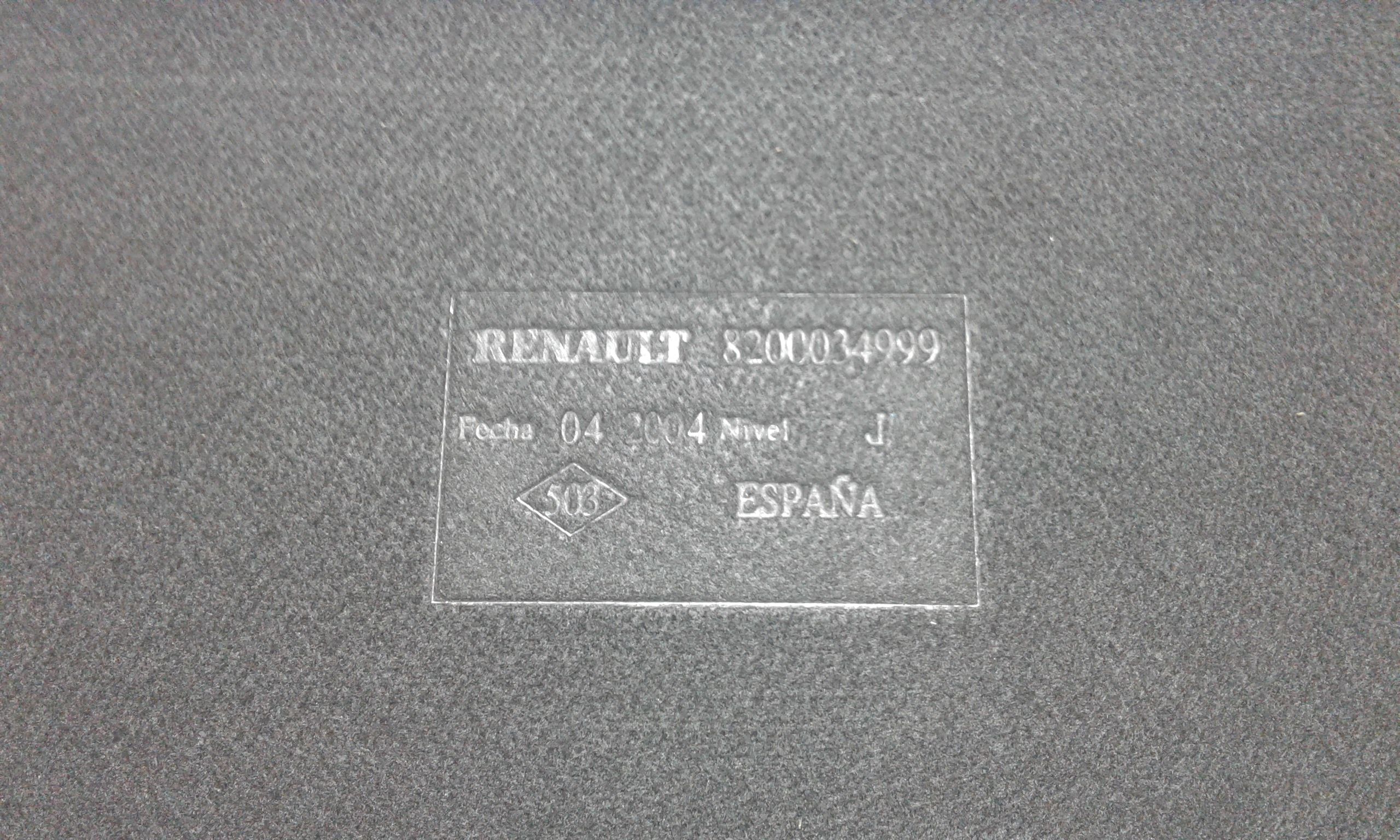 Cappelliera posteriore RENAULT Megane ll 1 Serie