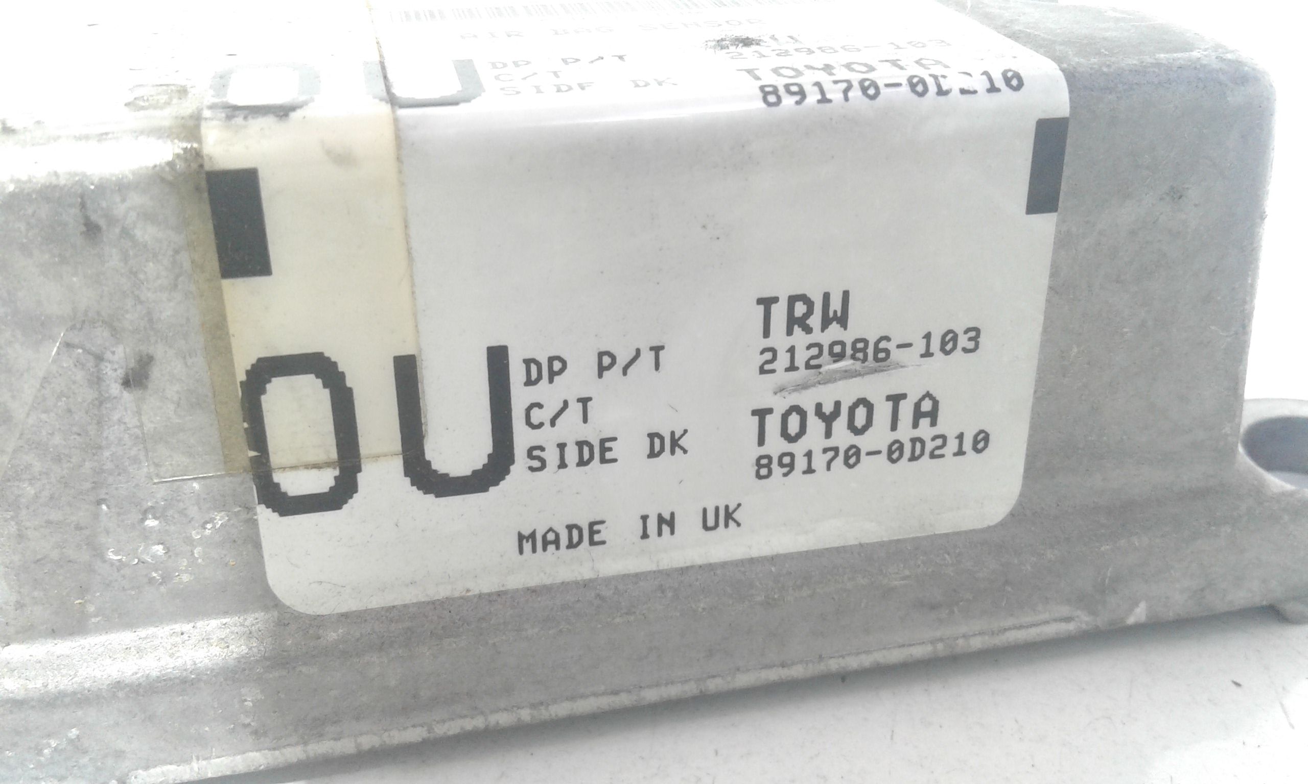 Centralina Airbag TOYOTA Yaris 3 Serie