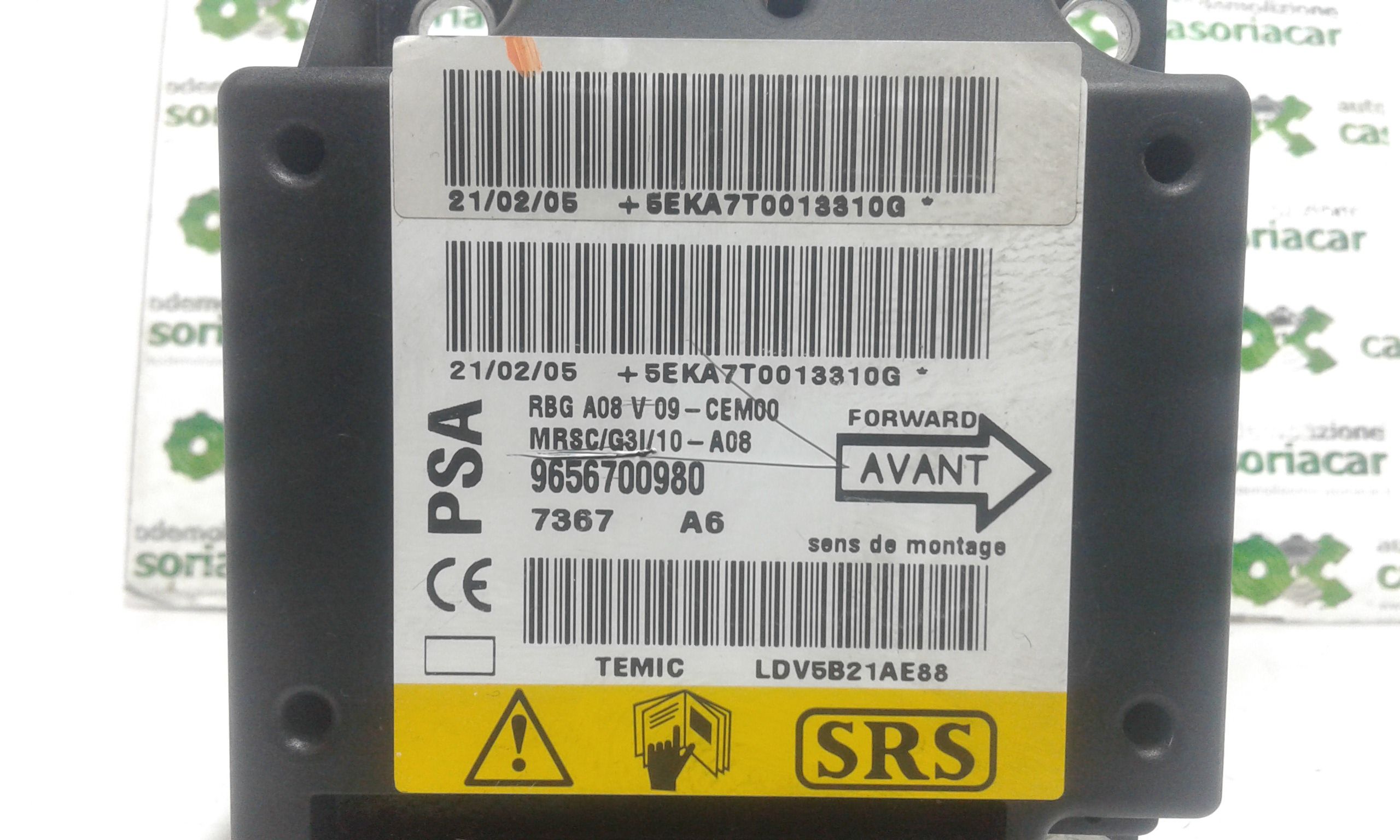 Centralina Airbag PEUGEOT 1007 1 Serie