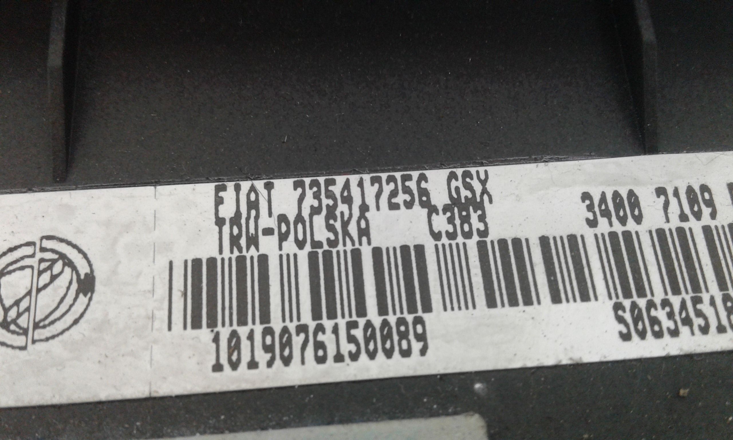 Airbag Passeggero FIAT Panda 2 Serie