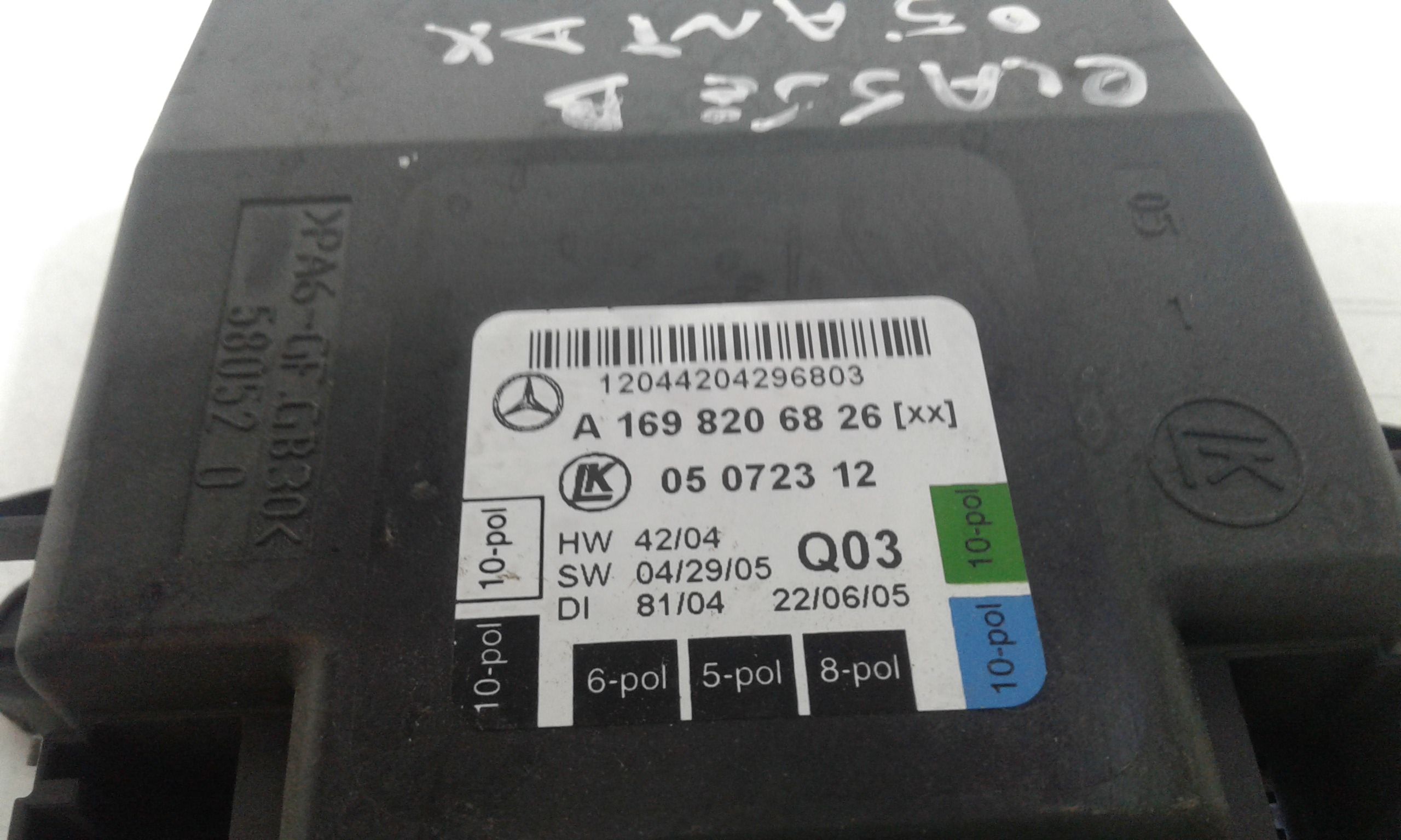 Centralina porta DX passeggero MERCEDES Classe B W245 1 Serie