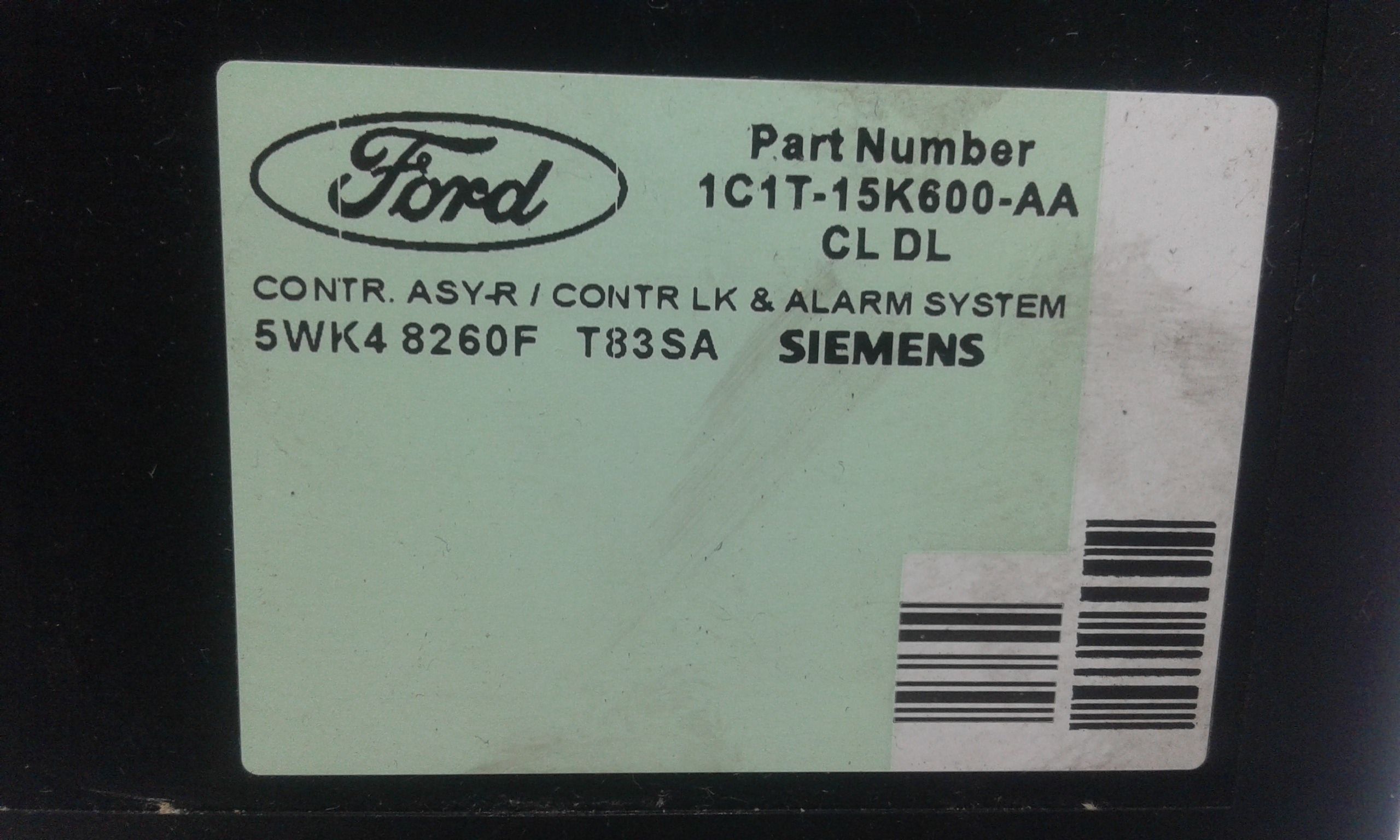 Centralina allarme FORD Transit 4 Serie