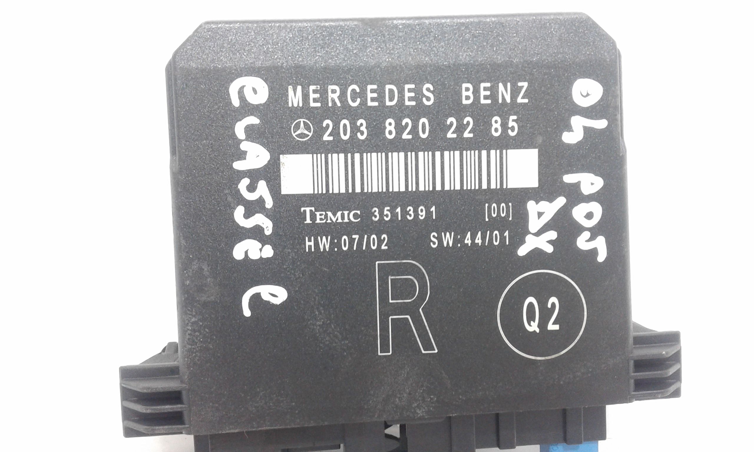 Centralina porta posteriore dx MERCEDES Classe C Berlina W203