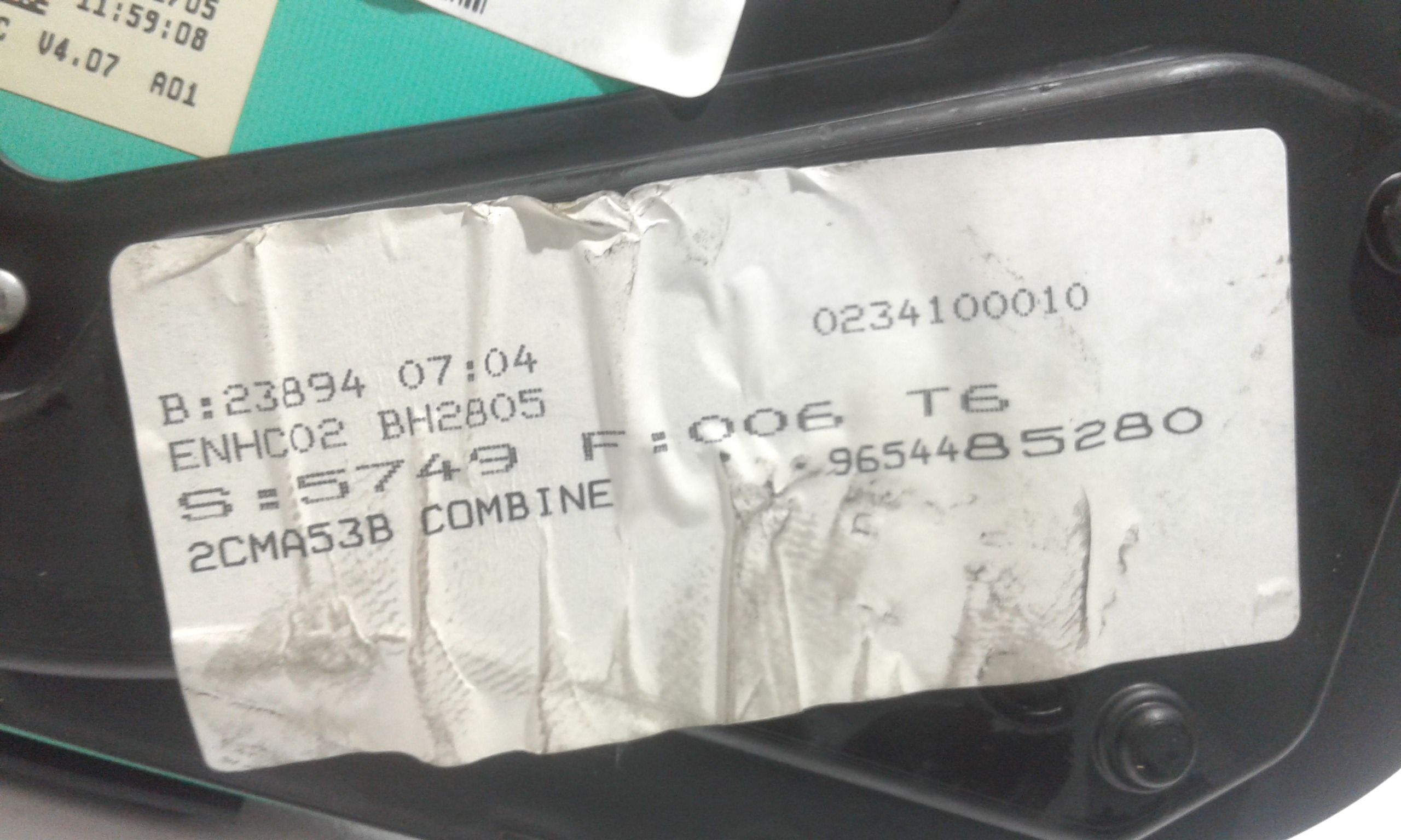 Quadro Strumenti PEUGEOT 307 S. Wagon 2 Serie