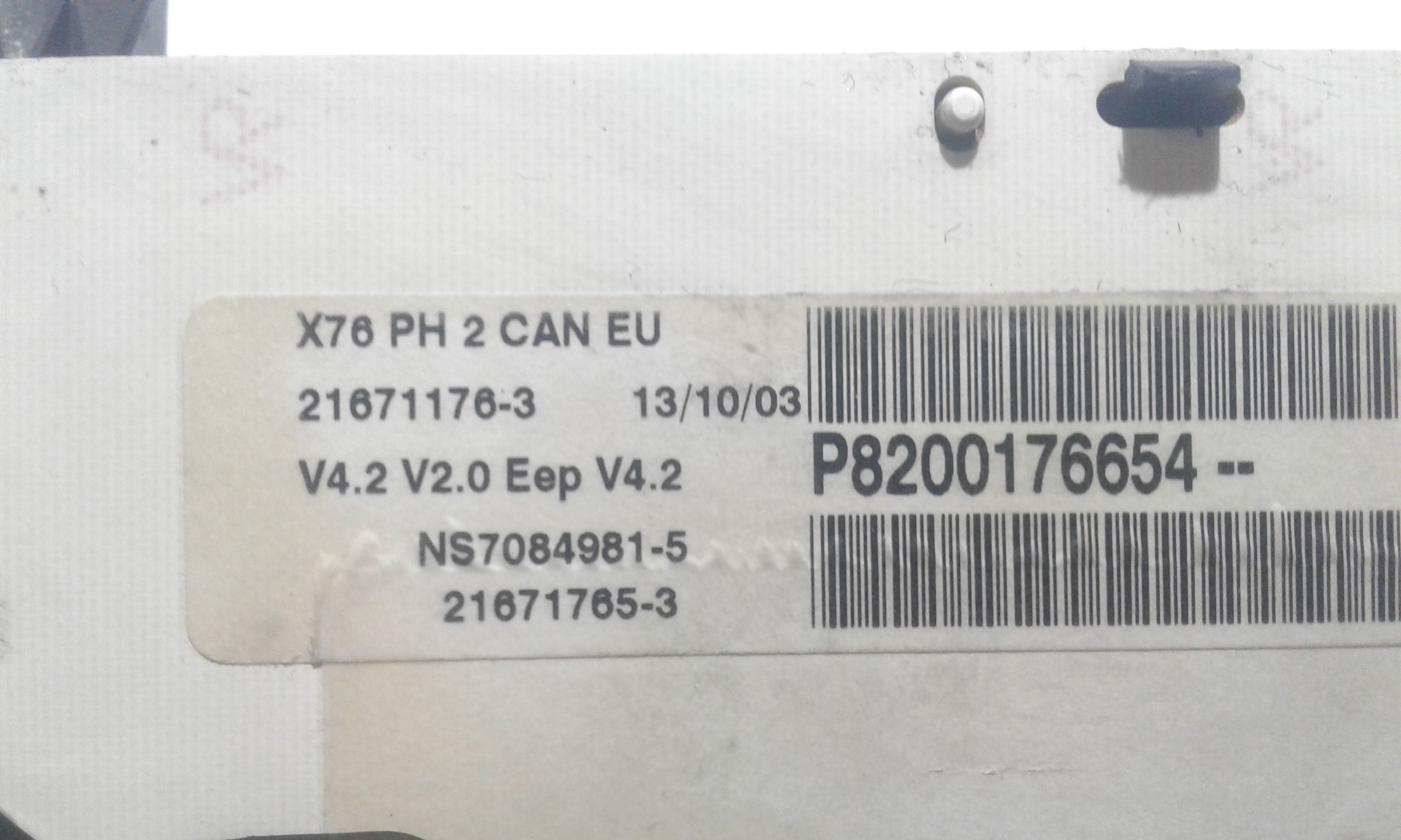 Quadro Strumenti NISSAN Kubistar 1 Serie