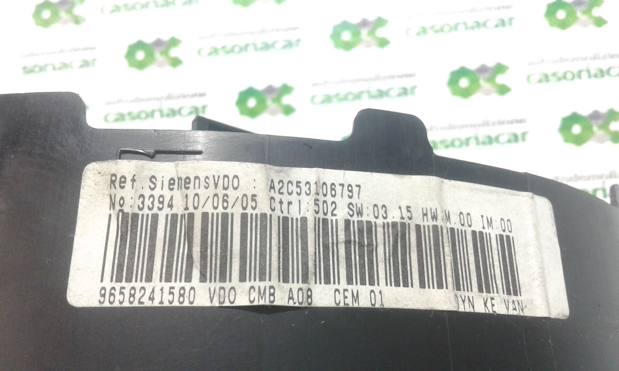 Quadro Strumenti PEUGEOT 1007 1 Serie