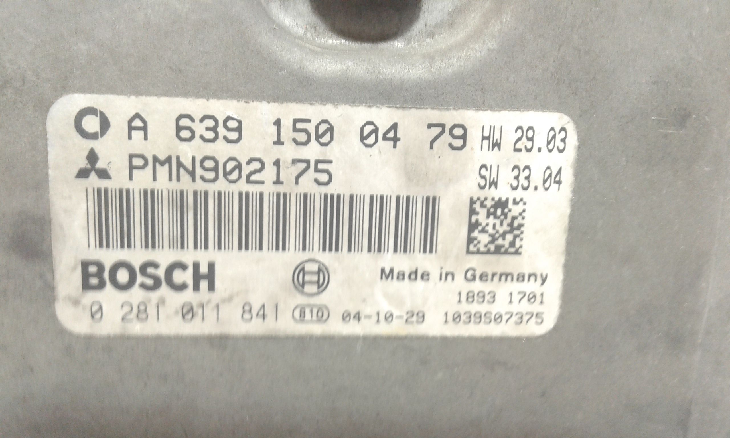 Centralina motore SMART Forfour 1 Serie