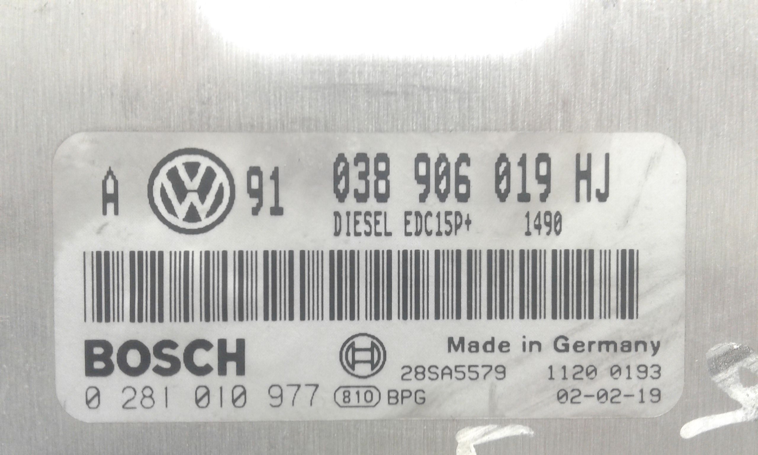 Centralina motore VOLKSWAGEN Golf 4 Berlina