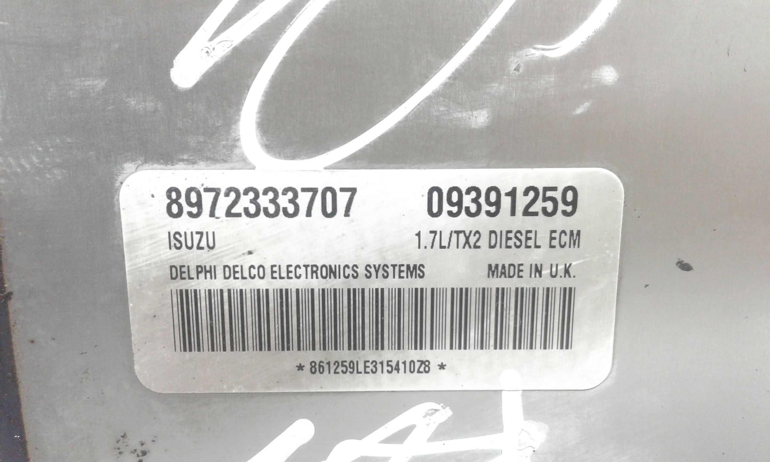 Centralina motore OPEL Corsa C 3P 2 Serie