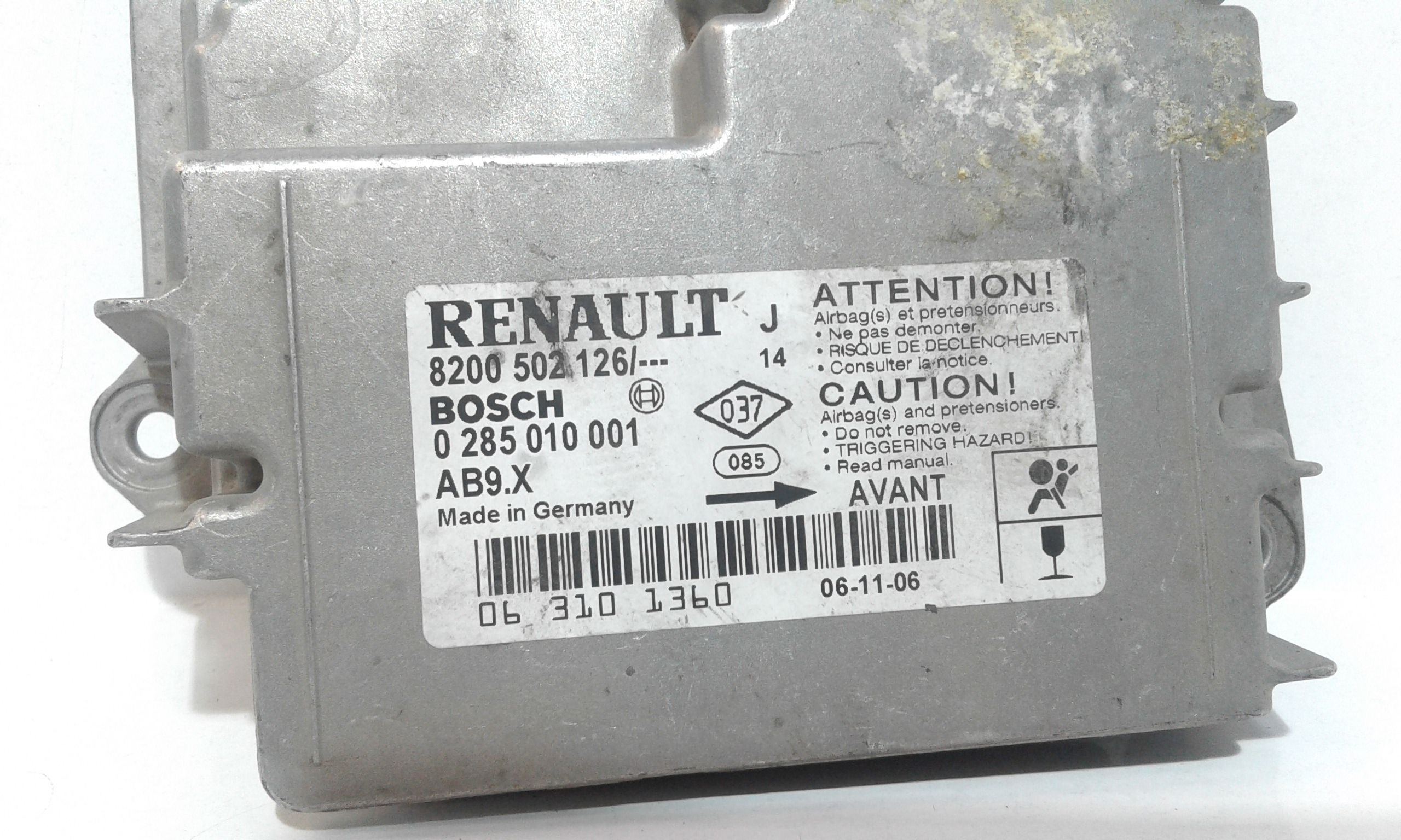 Centralina Airbag RENAULT Modus 1 Serie