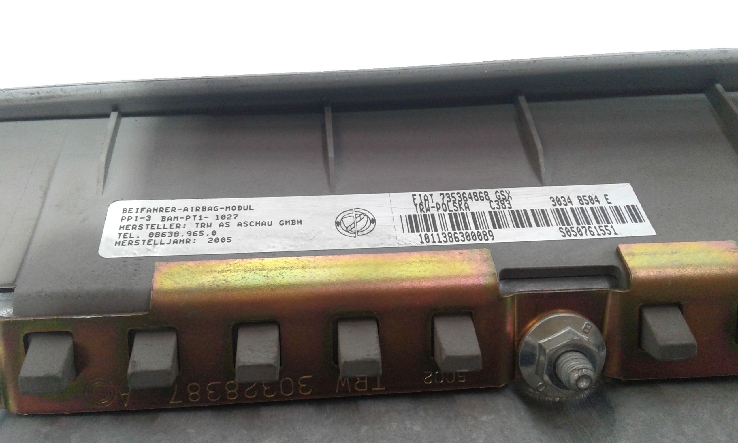 Airbag Passeggero FIAT Panda 2 Serie