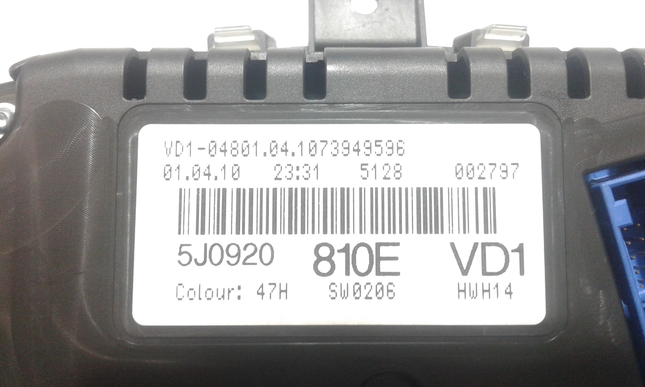 Quadro Strumenti SKODA Fabia Berlina 2 Serie