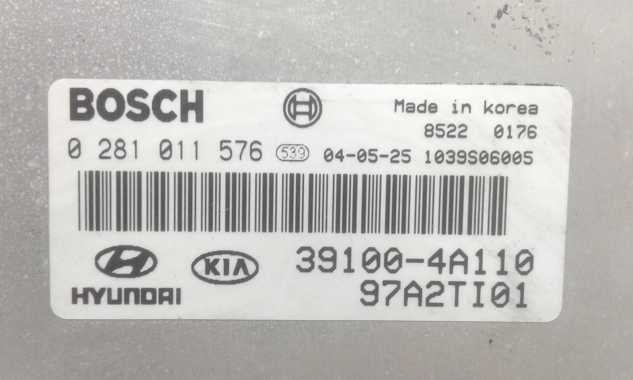 Centralina motore HYUNDAI H1 1 Serie Furgonato