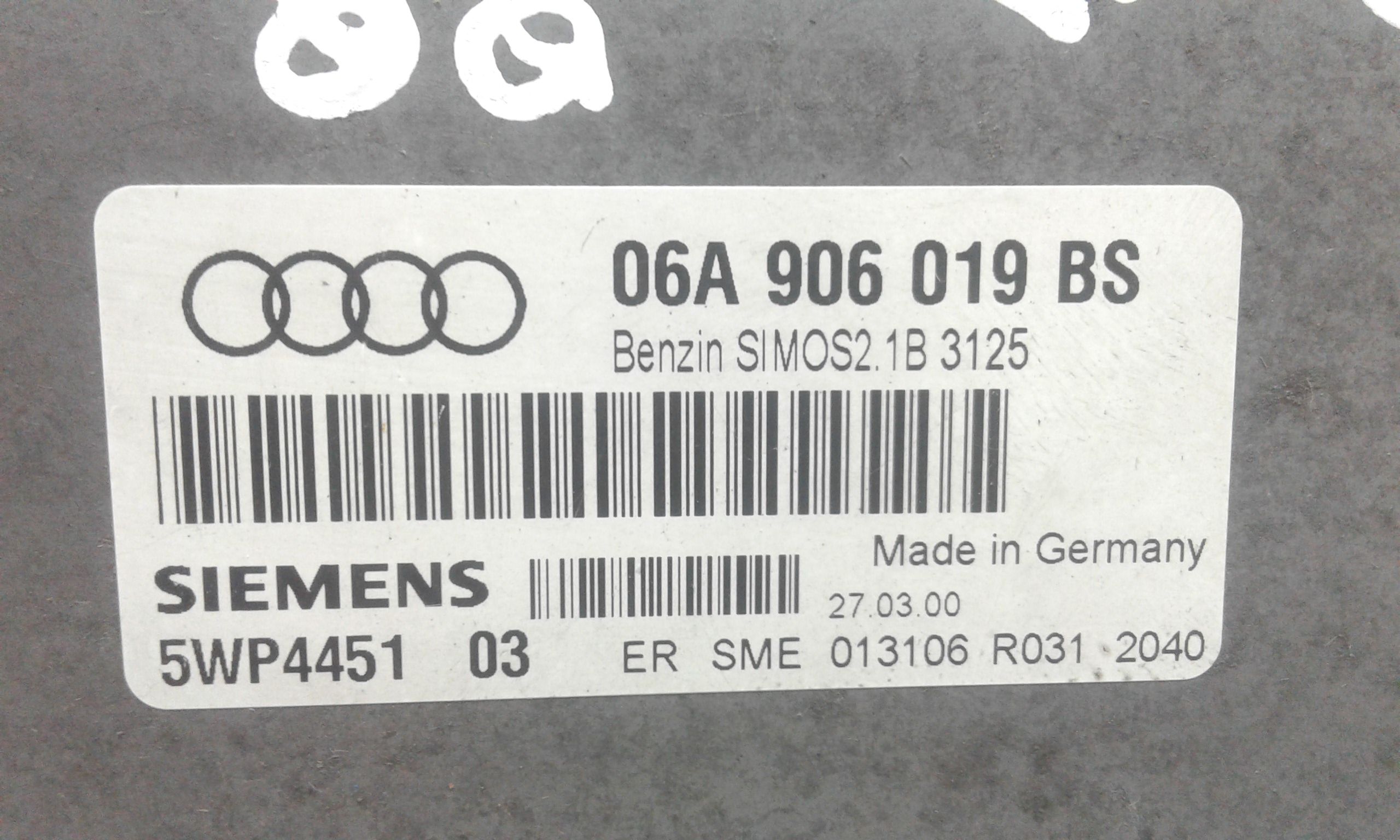 Centralina motore AUDI A3 1 Serie