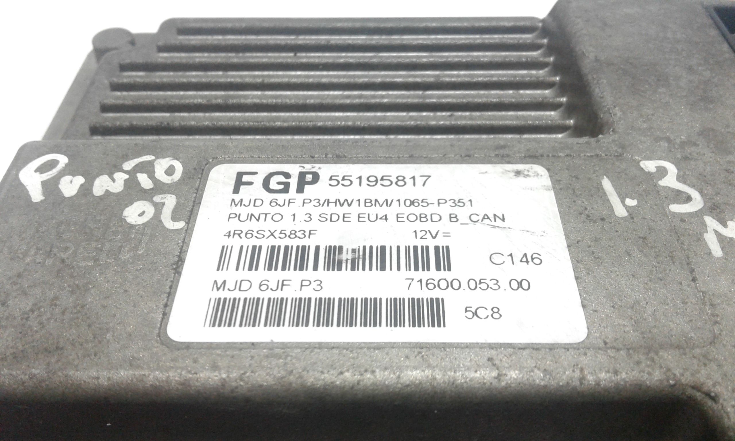 Centralina motore FIAT Punto Berlina 3P 2 Serie