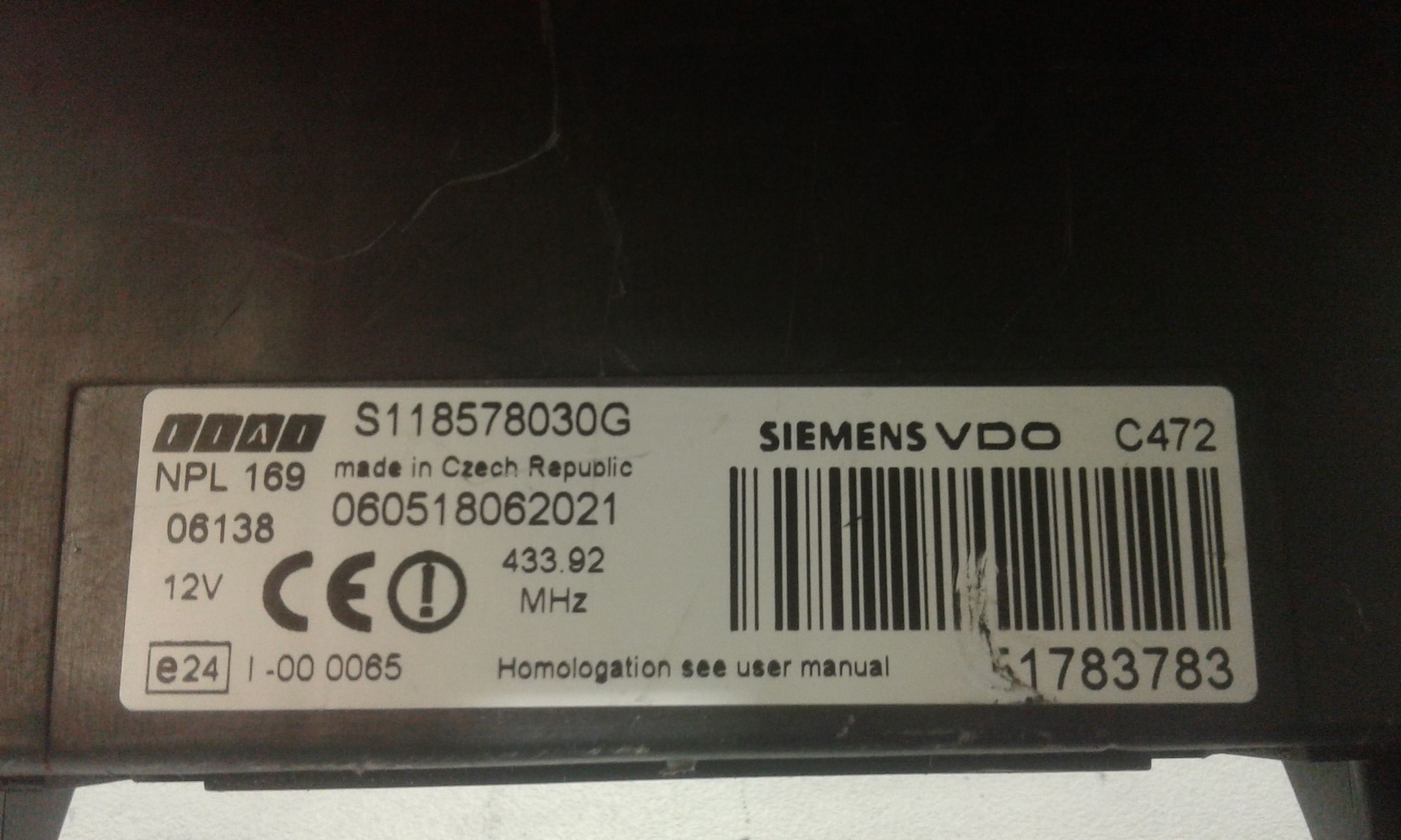 Body Computer FIAT Panda 2 Serie