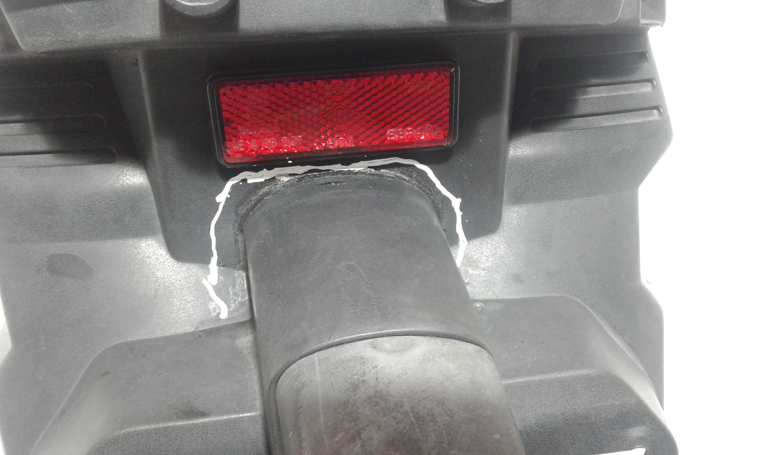 Parafango posteriore targa Yamaha X MAX 250cc