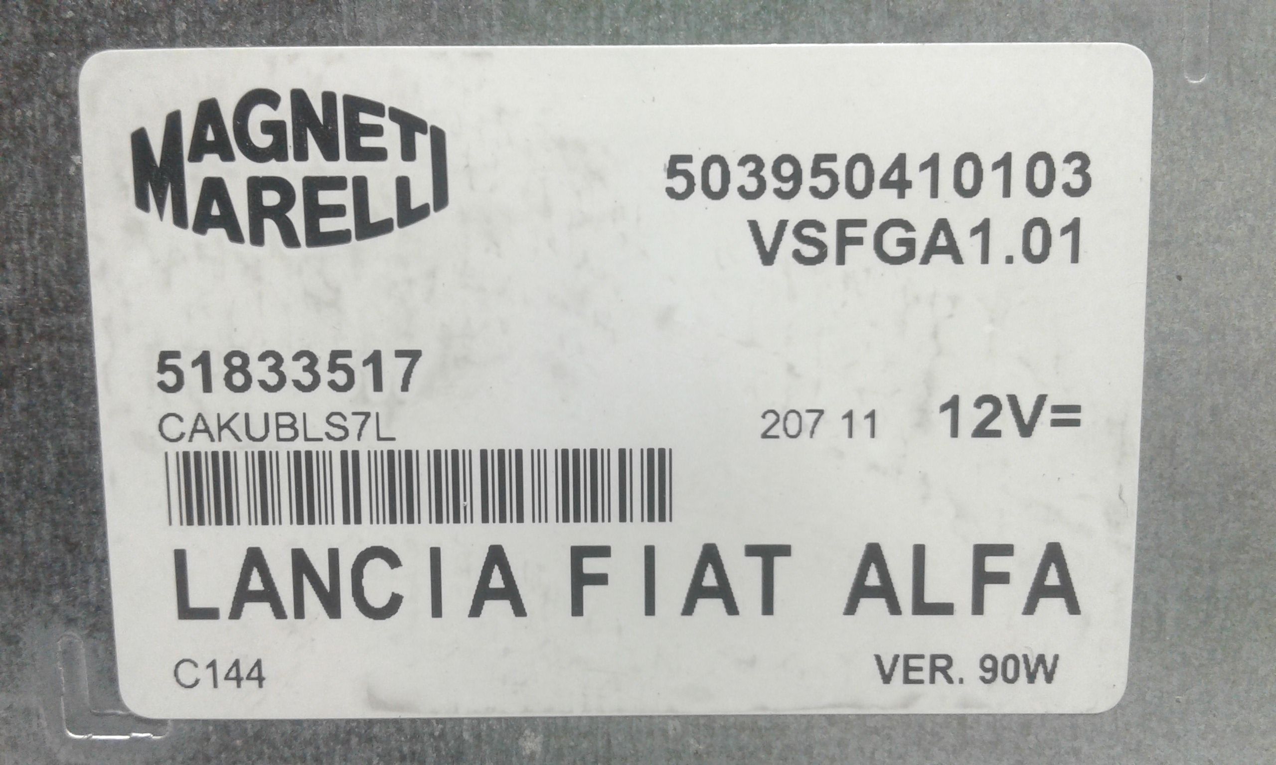 Centralina di derivazione autoradio LANCIA Ypsilon 4 Serie