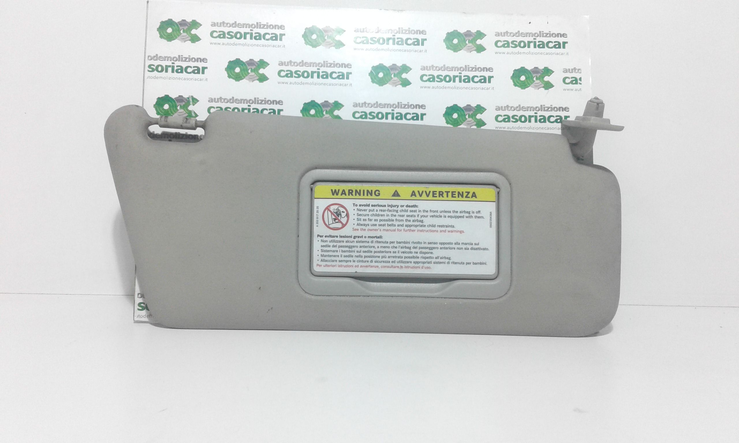 Parasole aletta Lato Passeggero MERCEDES Classe A W168 2 Serie