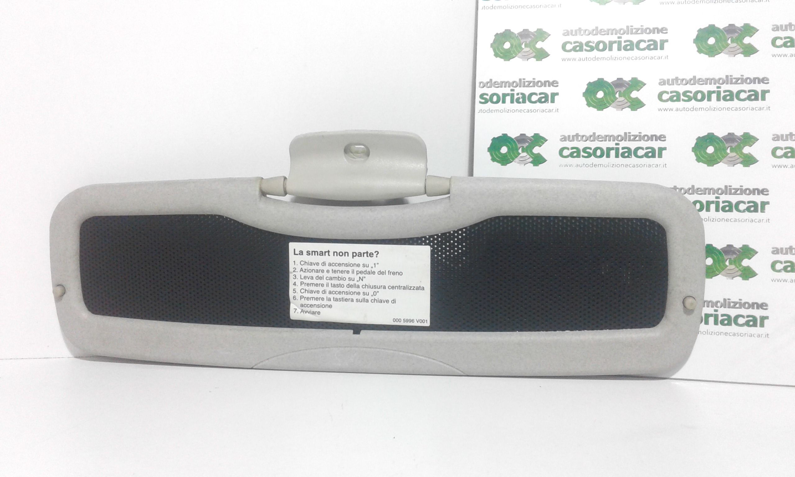 Parasole aletta anteriore Lato Guida SMART ForTwo Coup 1 Serie