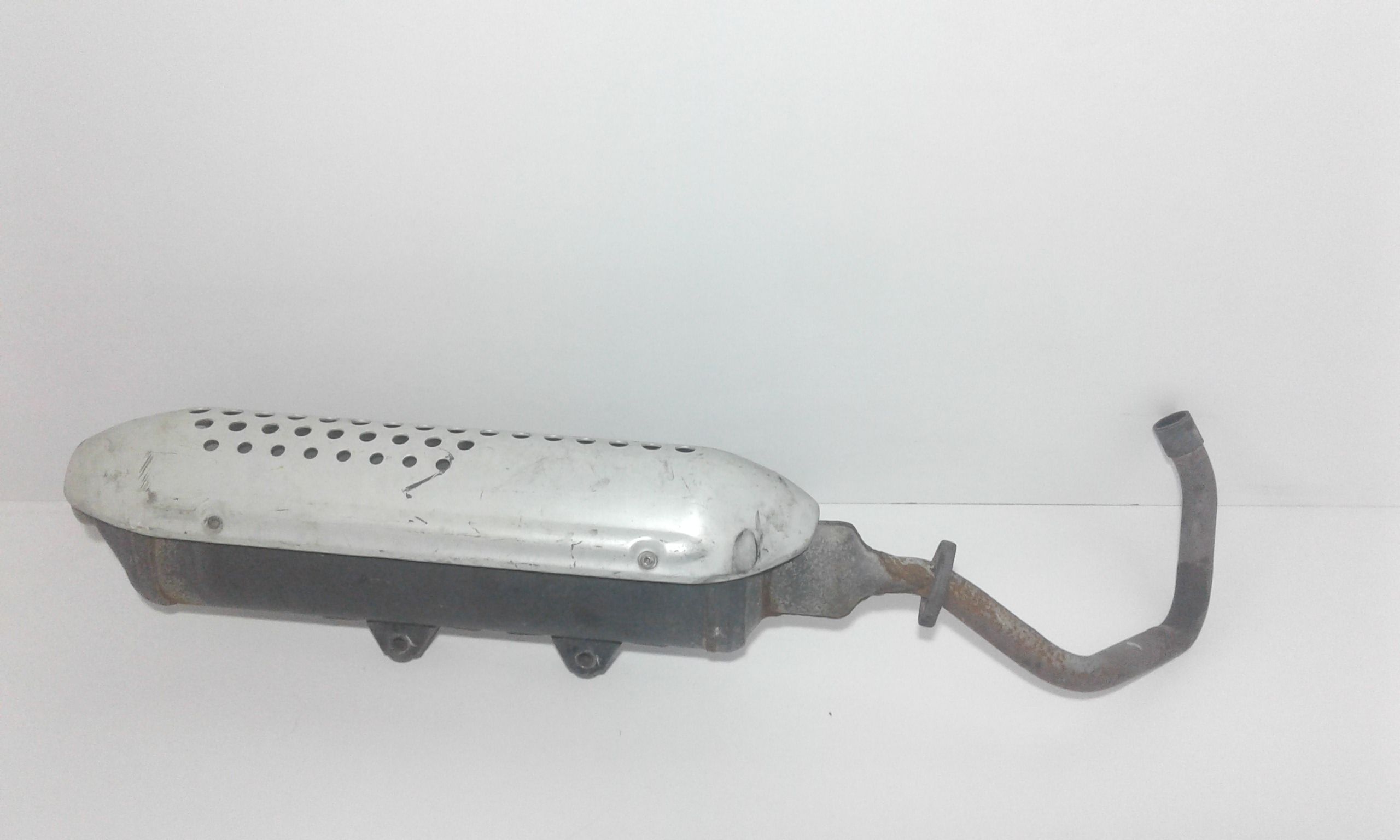 Marmitta completa di terminale scarico Aprilia Leonardo 200 rotax