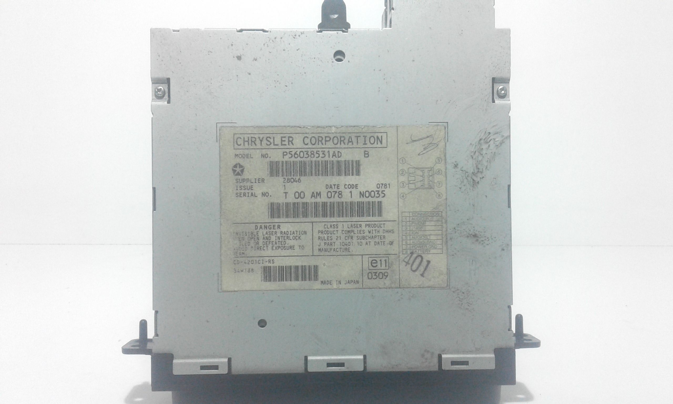 Caricatore CD CHRYSLER Voyager 3 Serie