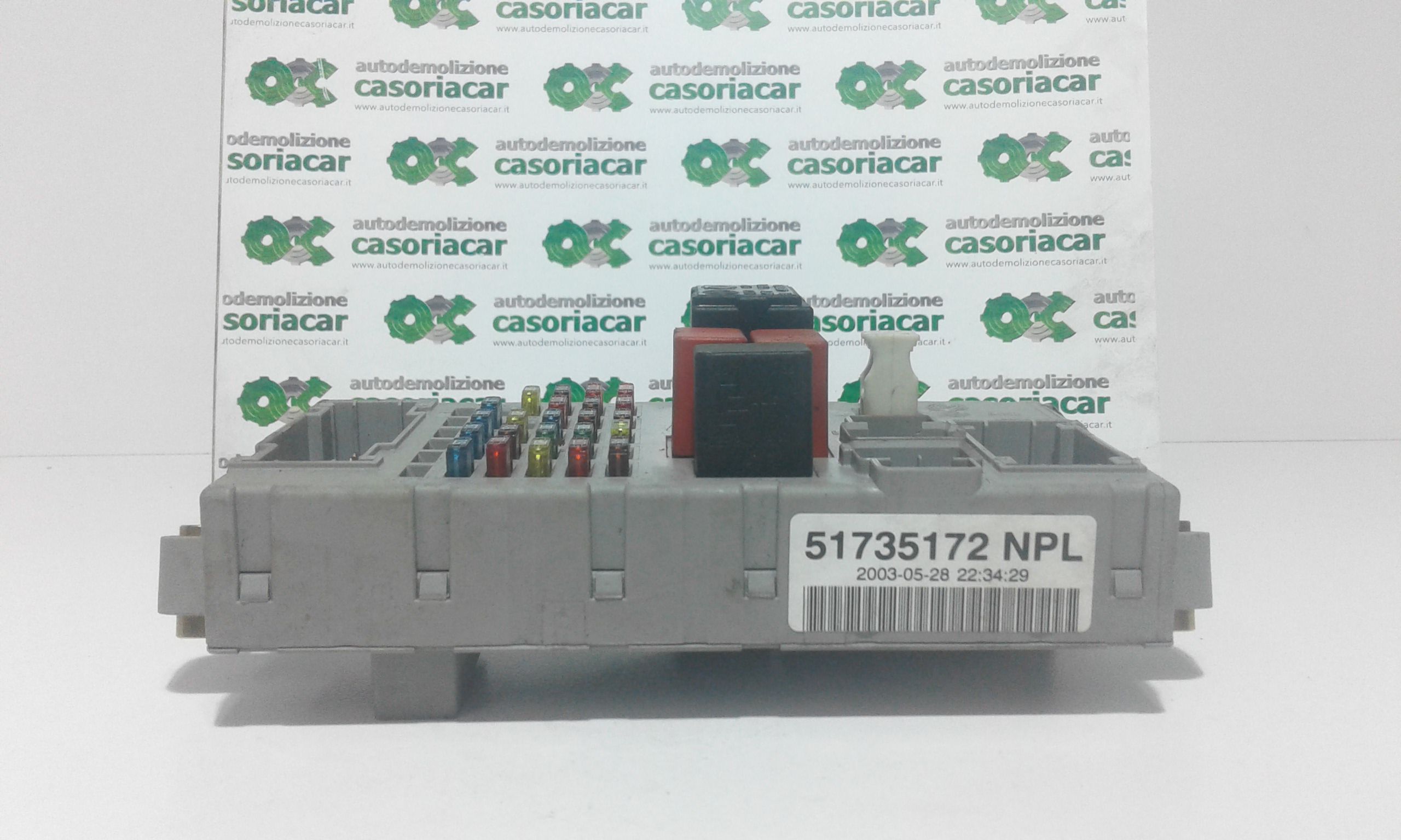 box contenitore porta fusibili FIAT Punto Berlina 3P 3 Serie