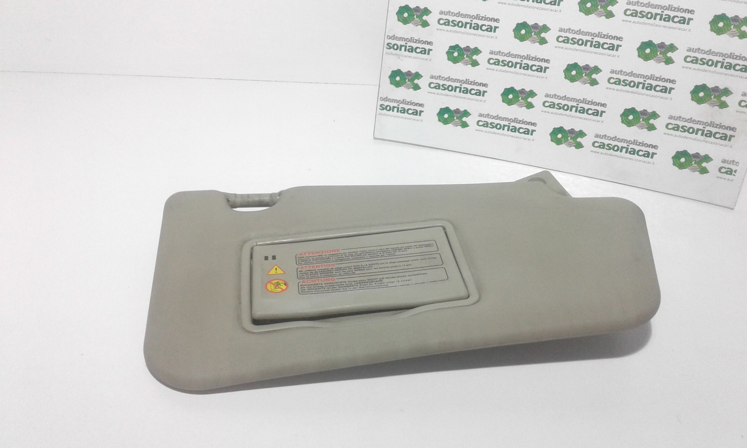 Parasole aletta Lato Passeggero NISSAN Micra 3 Serie